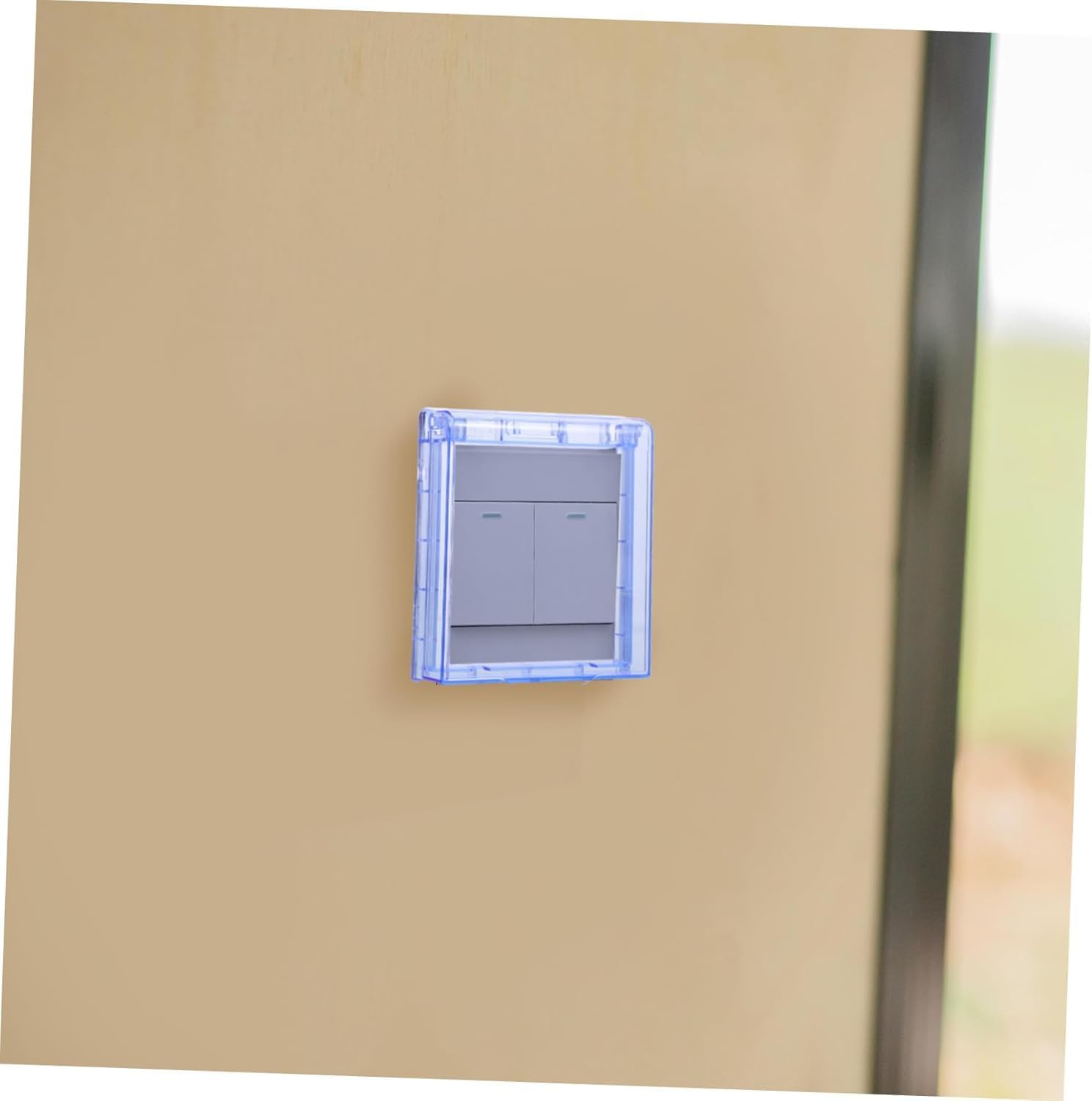 Fokmuaex 3 - Pack Childproof Bathroom Switch Cover - Adhesive Install Light Switch Guards for Safe Electrical Protection​ image number 3