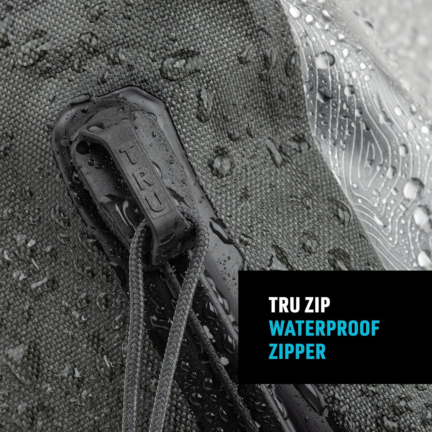 Nite Ize Runoff Waterproof Packing Cube - Waterproof Packing Cube for Travel - Dry Travel Bag with Compression - Charcoal, Large image number 5