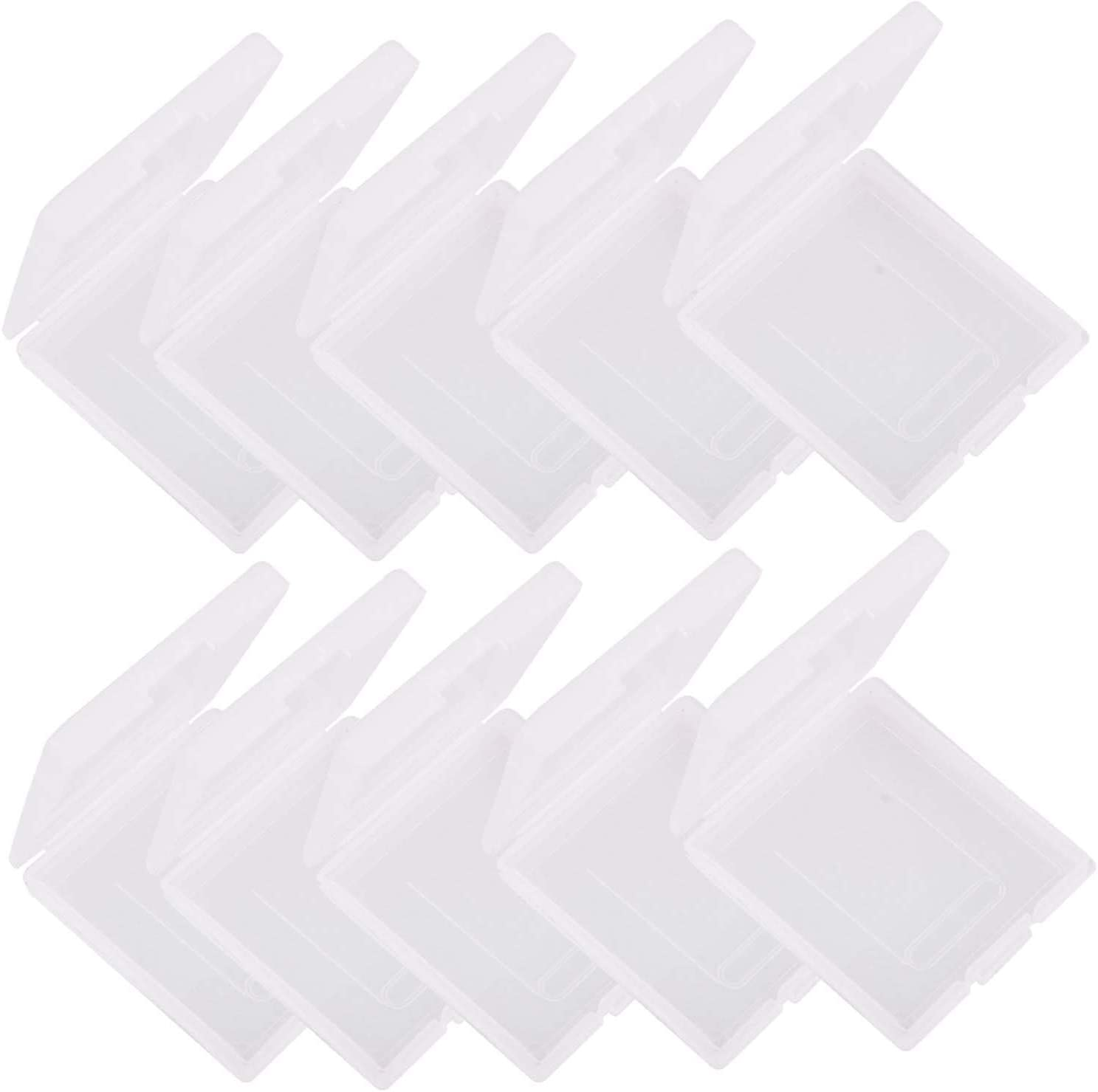 Traderplus 10Pcs Clear Protective Game Cartridge Case Storage Box for Nintendo Gameboy Color GBC GB GBP image number 5