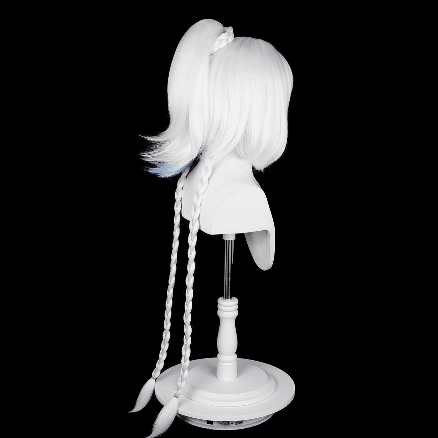 Anime Cosplay Wig Genshin Impact Wig with Two Wig Caps for Halloween, Party & Etc (Mualani Cosplay) - Eula image number 2