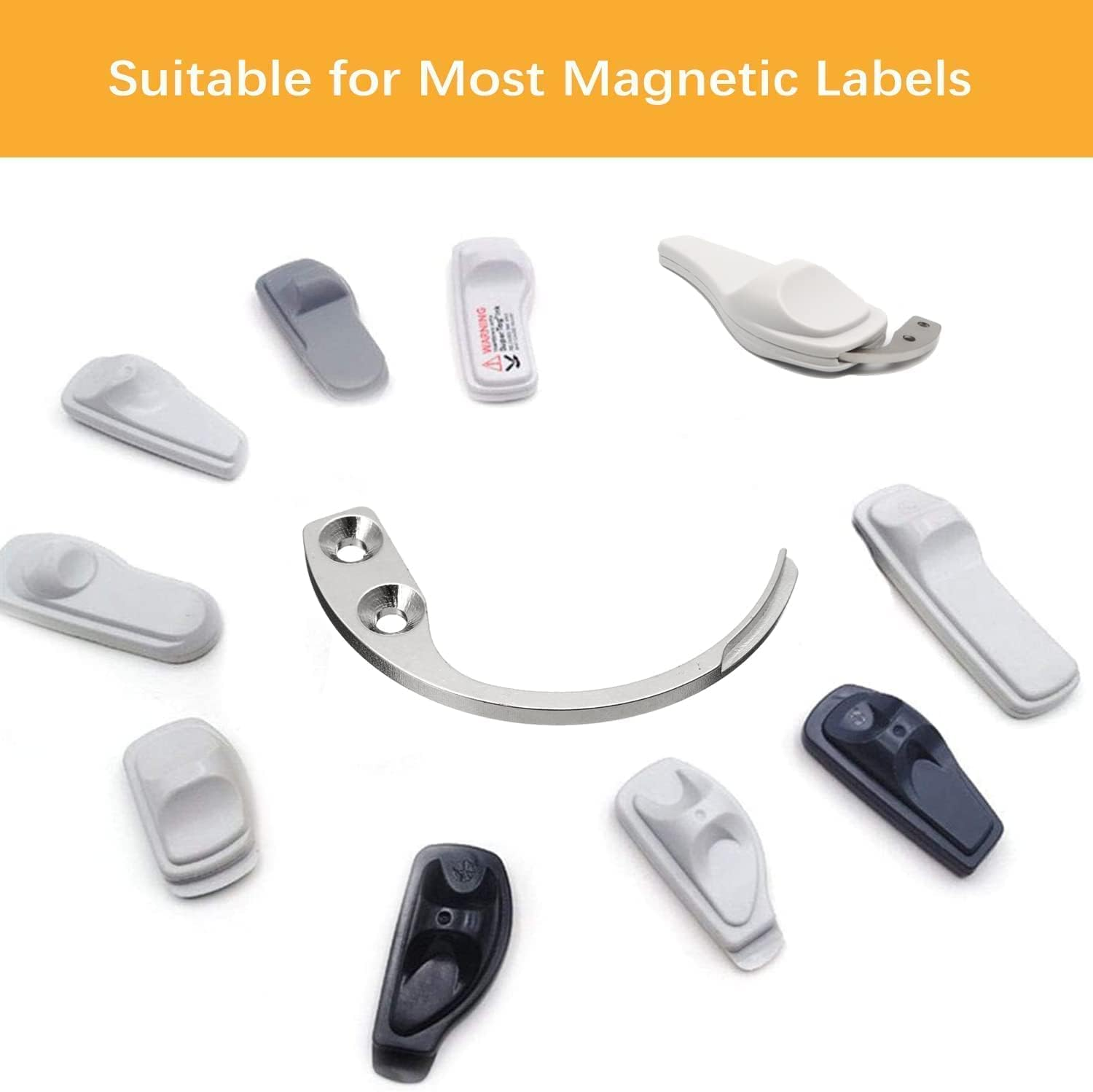 Portable Anti-Theft Magnetic Label Tag Hook Detacher Security Tag Hook Key Detacher Handheld Clothing Alarm Remover Label Hook (1) image number 4