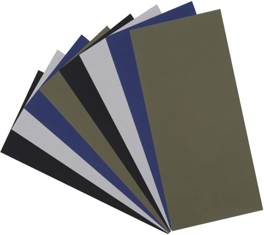 Self Adhesive Nylon Repair Patches Waterproof Fabric Repair Patches 8 Pcs 4 Colors 10X20Cm Lightweight Fabric Patch for Clothing Holes Raincoat Backpacks Tent Sleeping Bag down Jacket image number 6