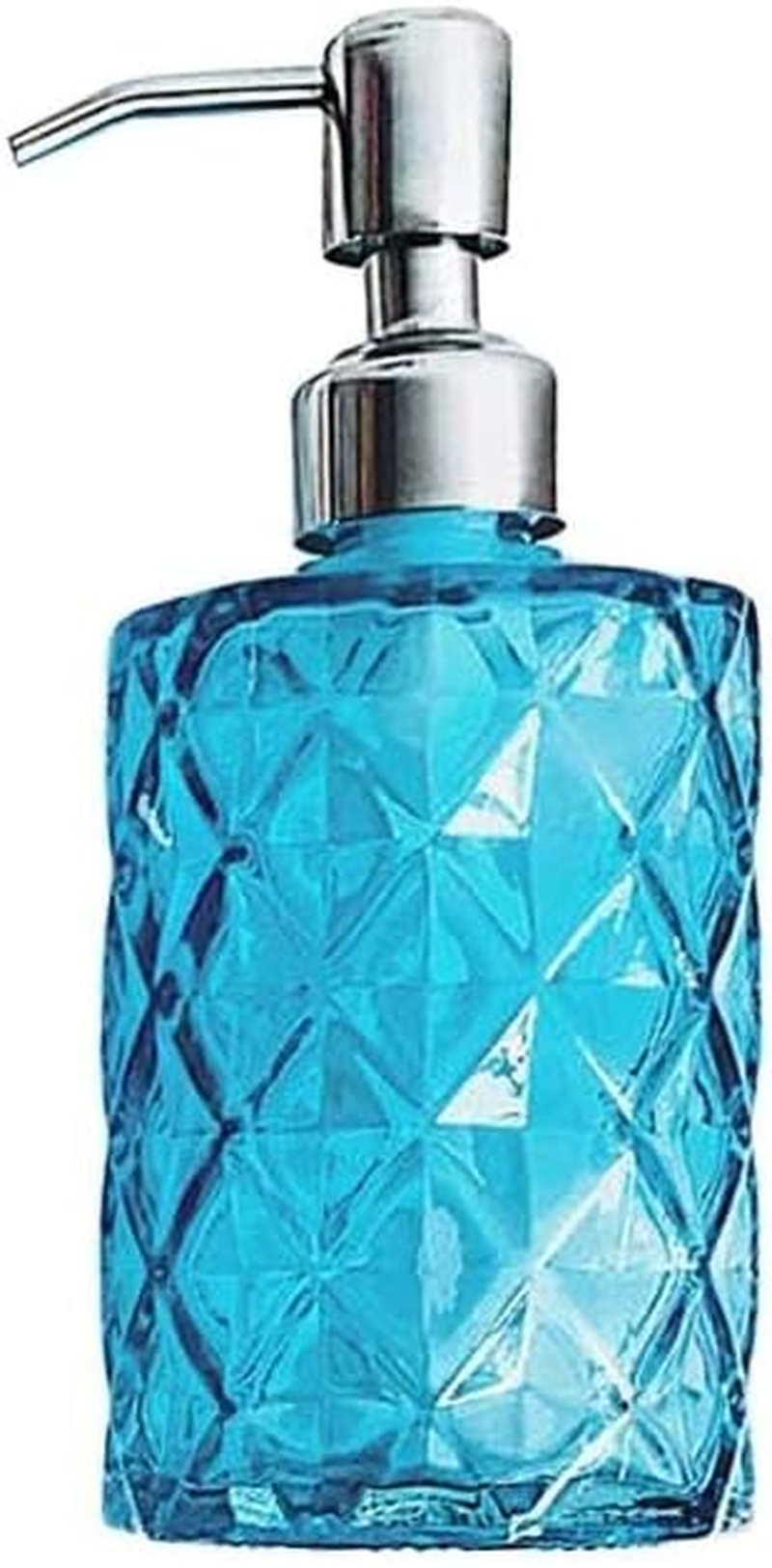 Glass Soap Dispenser with Rust-Proof 304 Stainless Steel Pump, Compatible with Soap, Lotion, Dish Soap, Shampoo & Body Cleanser for Bathroom, Kitchen & Office Use - Haheihei image number 5