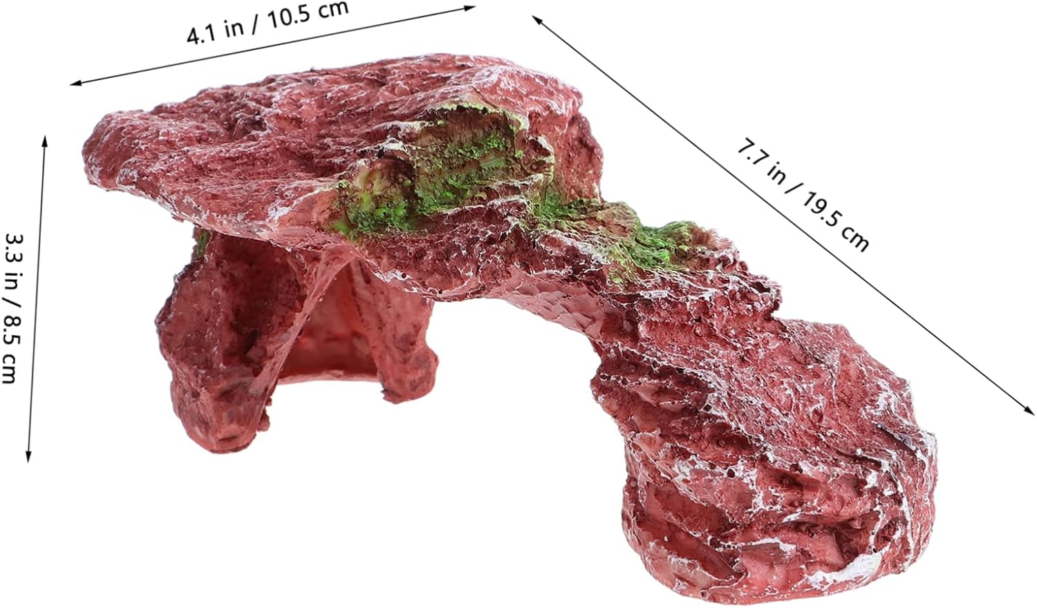 Hohopeti Extra Large Turtle Basking Platform and Climbing Ramp Natural Resin Rock Texture Sturdy Reptile Environment Ornament for Turtle Tanks and Aquatic Terrariums and Tank Decoration image number 5