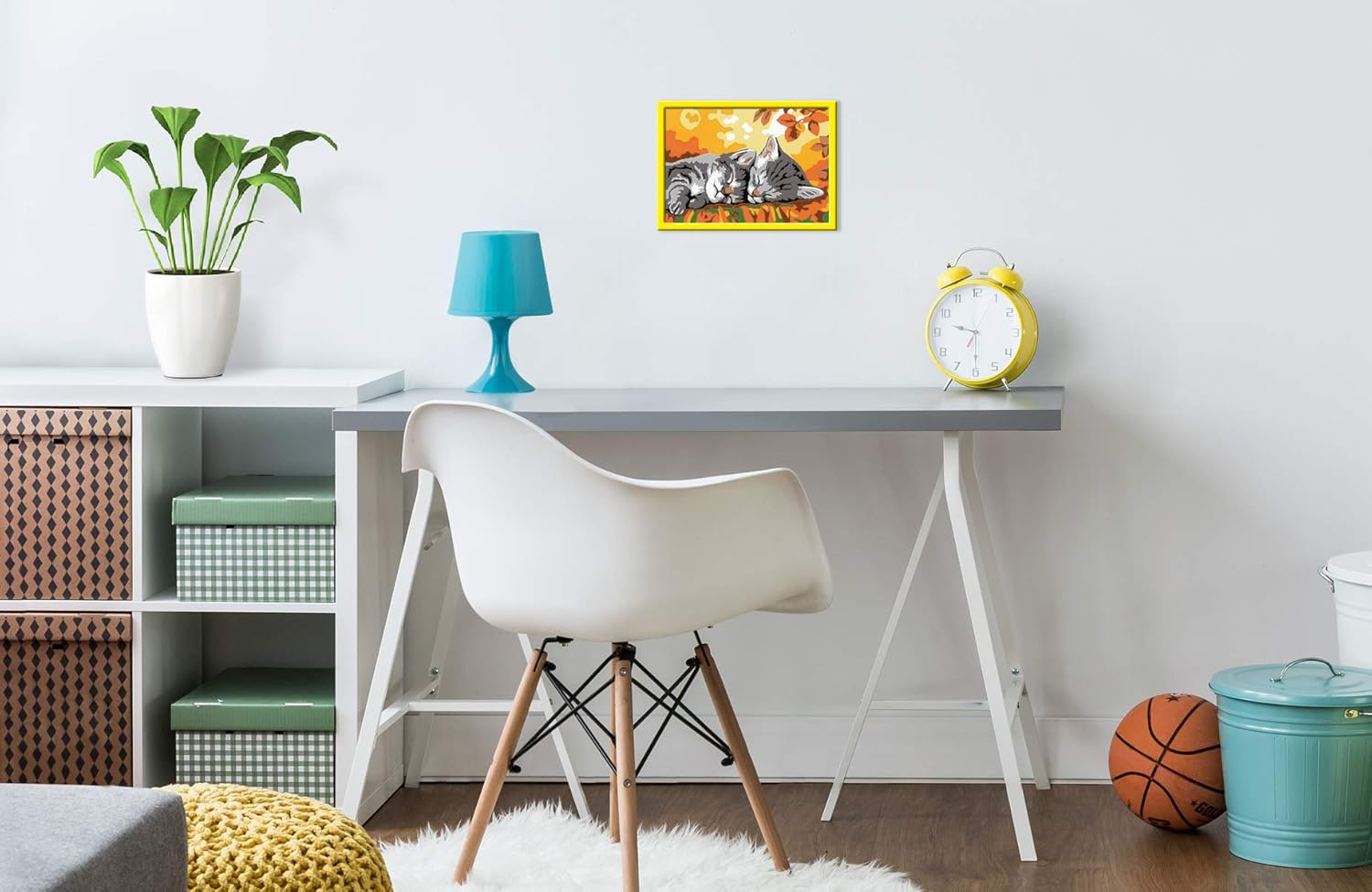 Ravensburger Malen Nach Zahlen 28696 - K&auml;tzchen Im Herbst - Kinder Ab 9 Jahren image number 1