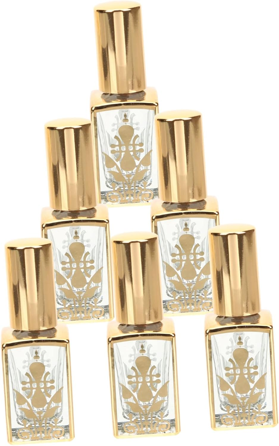 5Pcs Refillable Glass Vintage Perfume Bottles Empty Perfume Bottle for Travel Atomiser