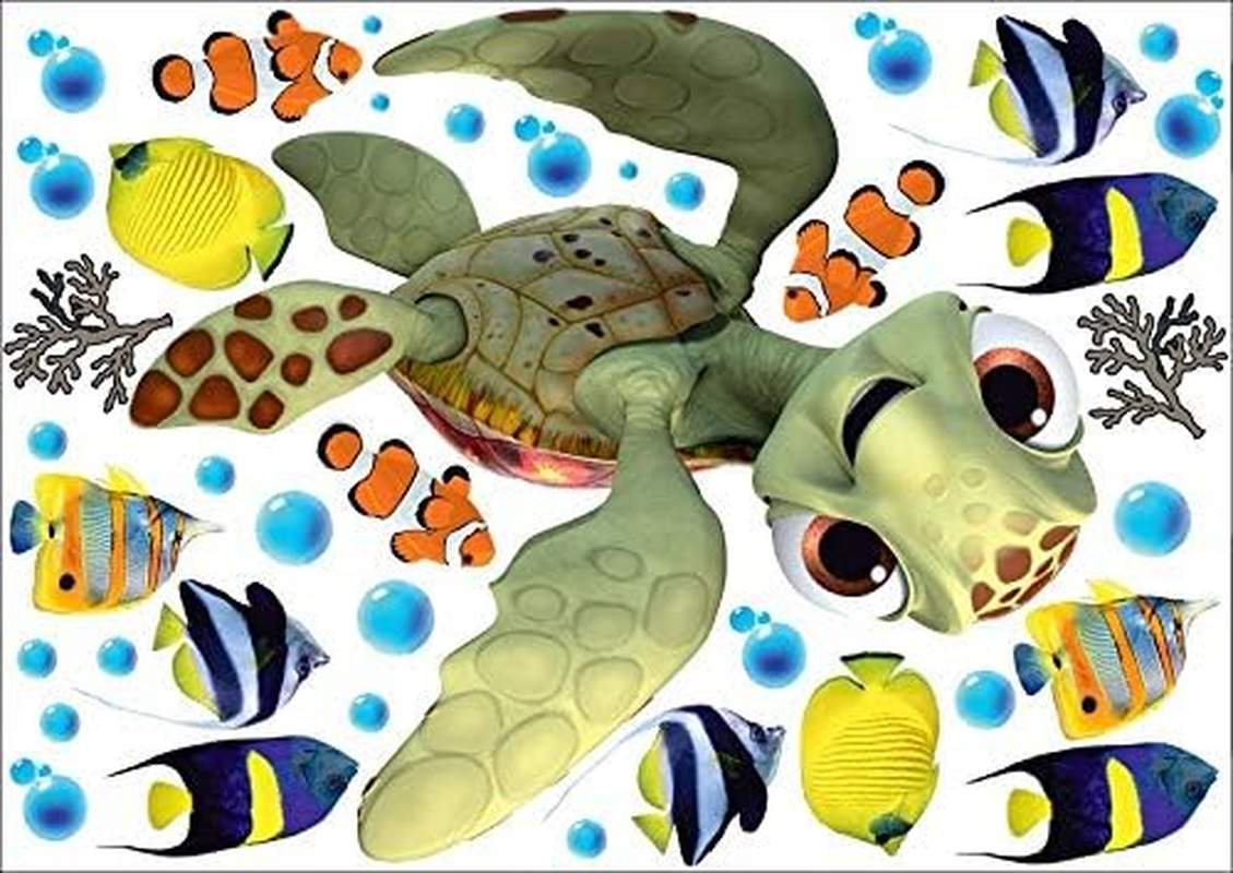 BOARA Wall Sticker Fish Children'S Room Decoration for Bathroom Nemo Dory Wall Decoration 32 X 22 Cm 3 Pieces