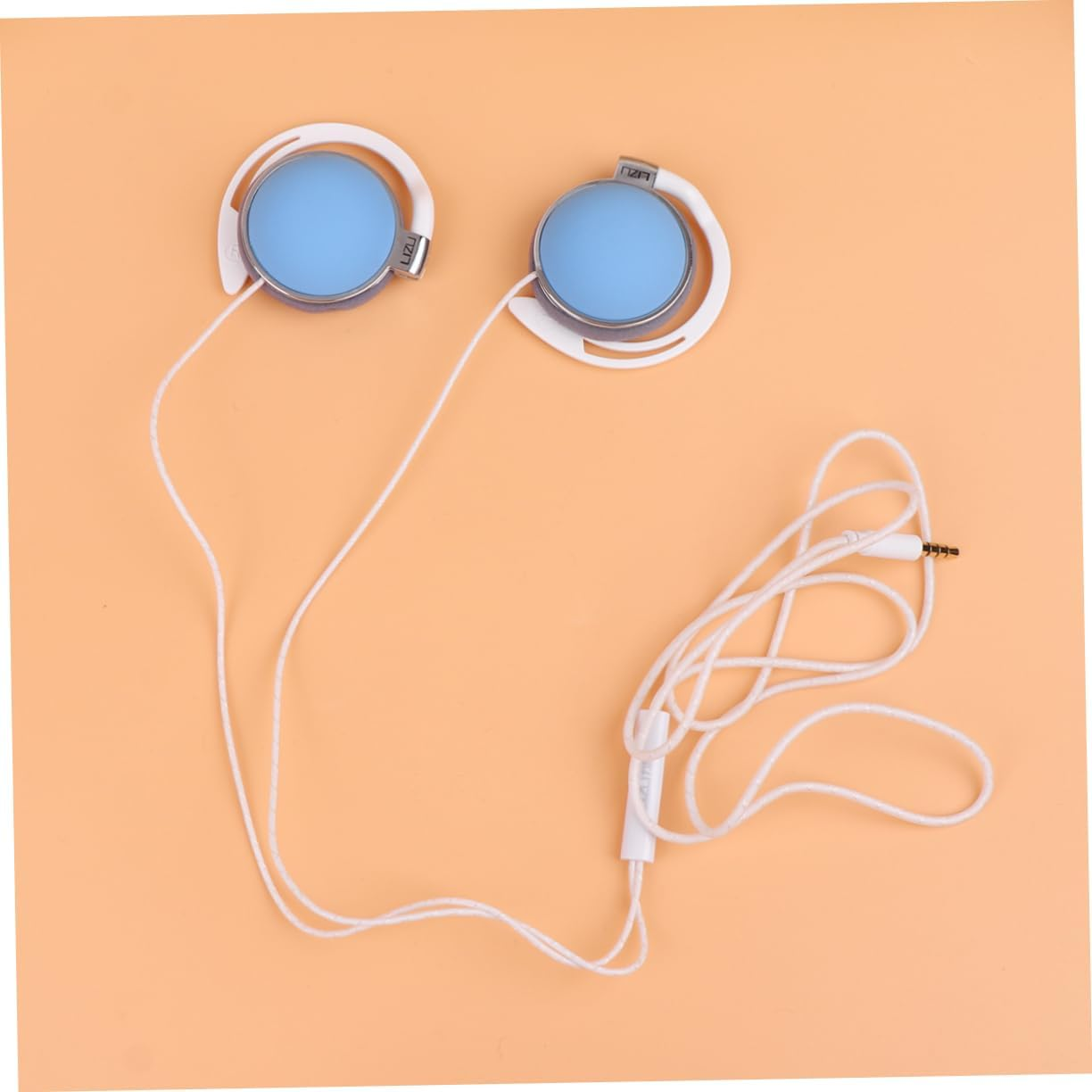 SHOWERORO Sports Earphone with Noise Reduction and Mic Lightweight Neck Hanging Headset for Gym and Daily Use Sweat Resistant Wired Earbuds with High Elastic Wire Comfortable Aural Design In