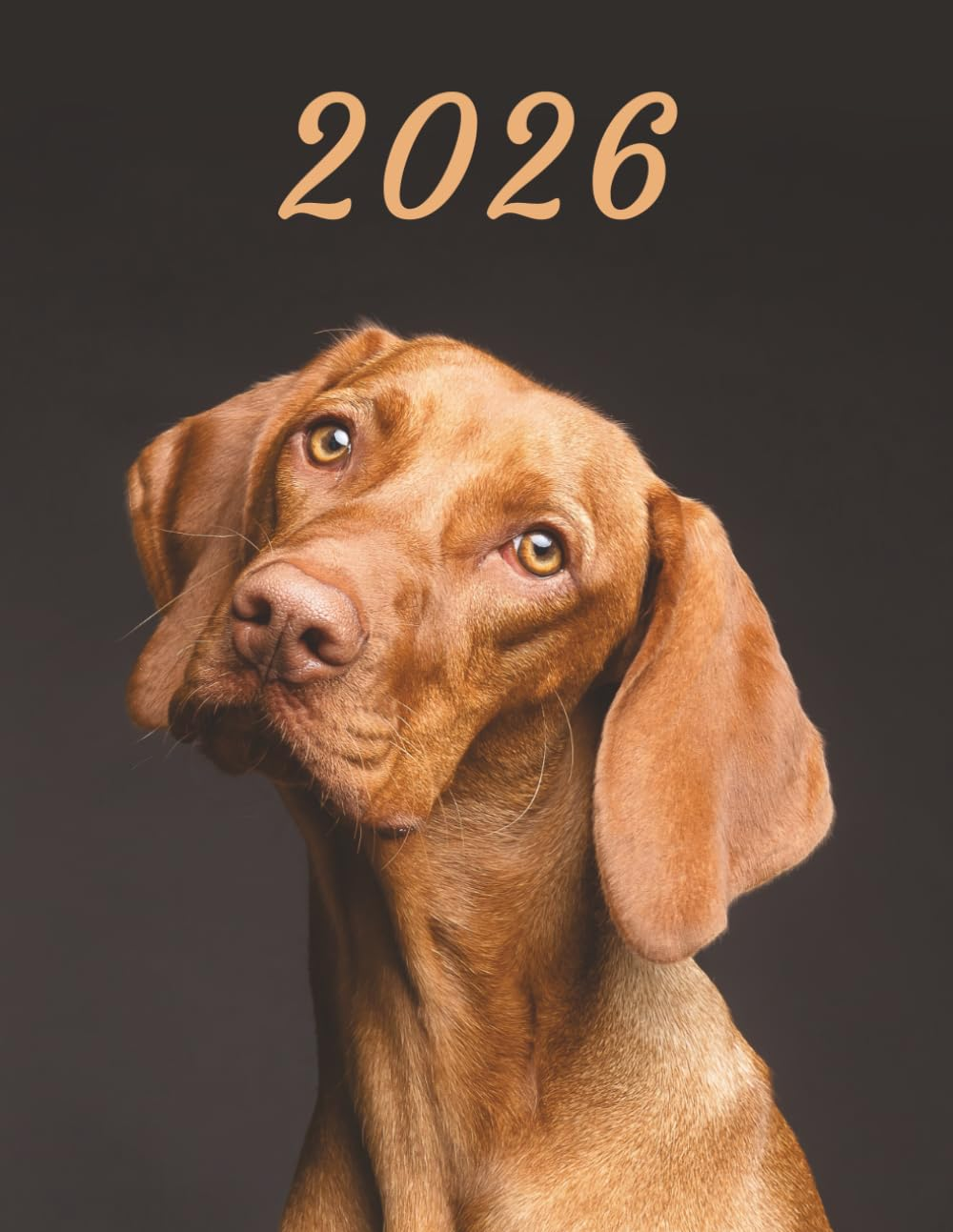 2026: Large Monthly Calendar Planner &ndash; Weimaraner Dog