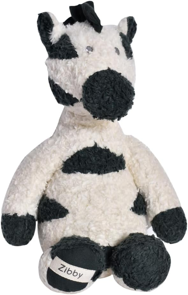 Tikiri Toys Zibby the Zebra Organic Eco-Friendly Plush Toy image number 4