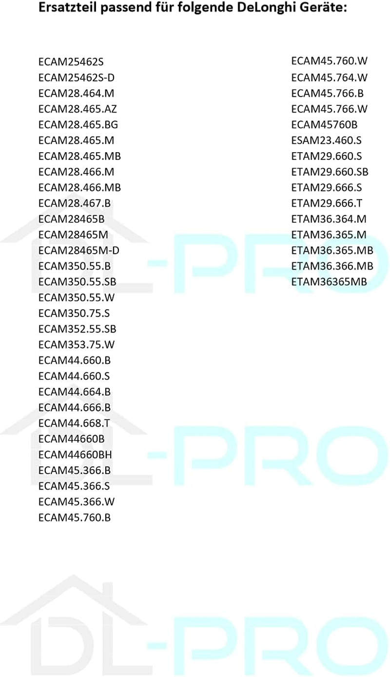 Dl-Pro 3X Milk Intake Tube 15.6 Cm for Delonghi ECAM ETAM Esam 5313232961 + Cleaning Brush image number 3