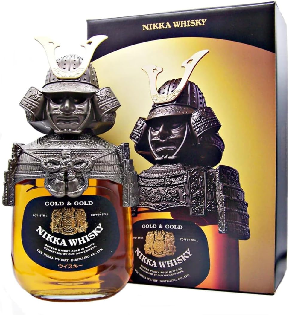 Nikka Gold & Gold Samurai Armour & Helmet Blended Japanese Whisky 750 Ml @ 43% Abv image number 2