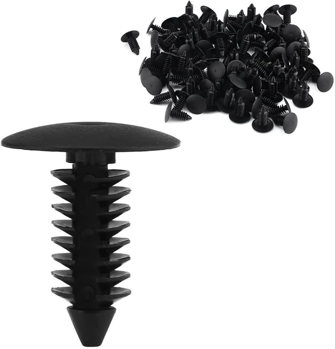 ANTS PART 100 Pcs Auto Car Fender & Bumper Shield Fastener Clips for GM #1605396, 1595864; Chrysler 6030441; Ford 388577S, W705589-S300 image number 4