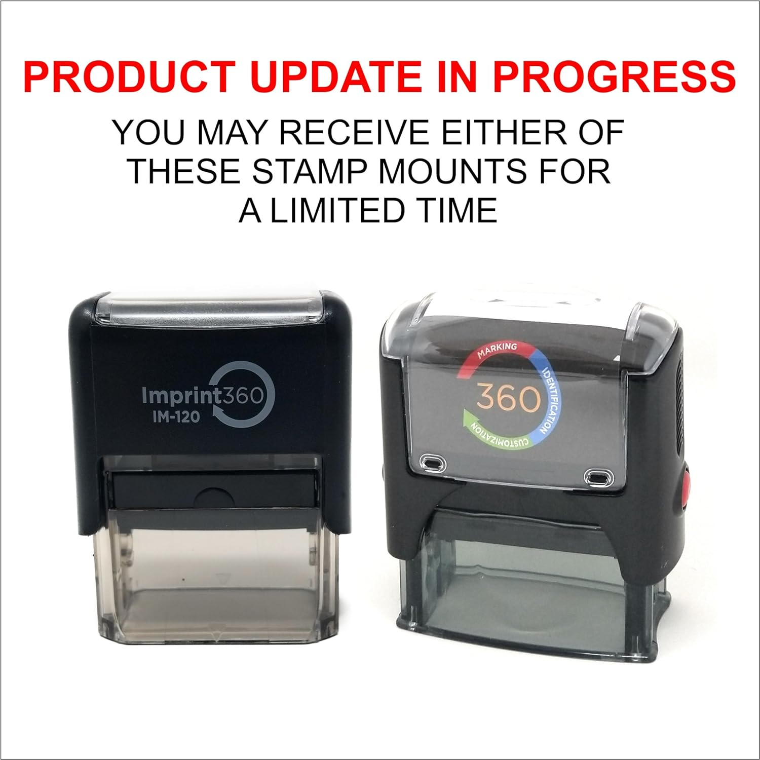Imprint 360 AS-IMP1047 Certified to BE a True & Exact Copy of Original Rubber Stamp with Signature Line Laser Engraved for Clean Precise Imprints 1/2 Impression Size 9/16 X 1 Red Ink image number 1