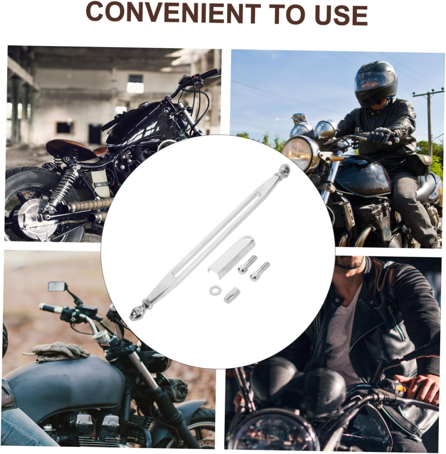 Anneome 1Set Motorcycle Gear Shift Linkage Rod for Models Smooth Shifting Easy Installation Compatible with Street Glide Softail and Heritage image number 3