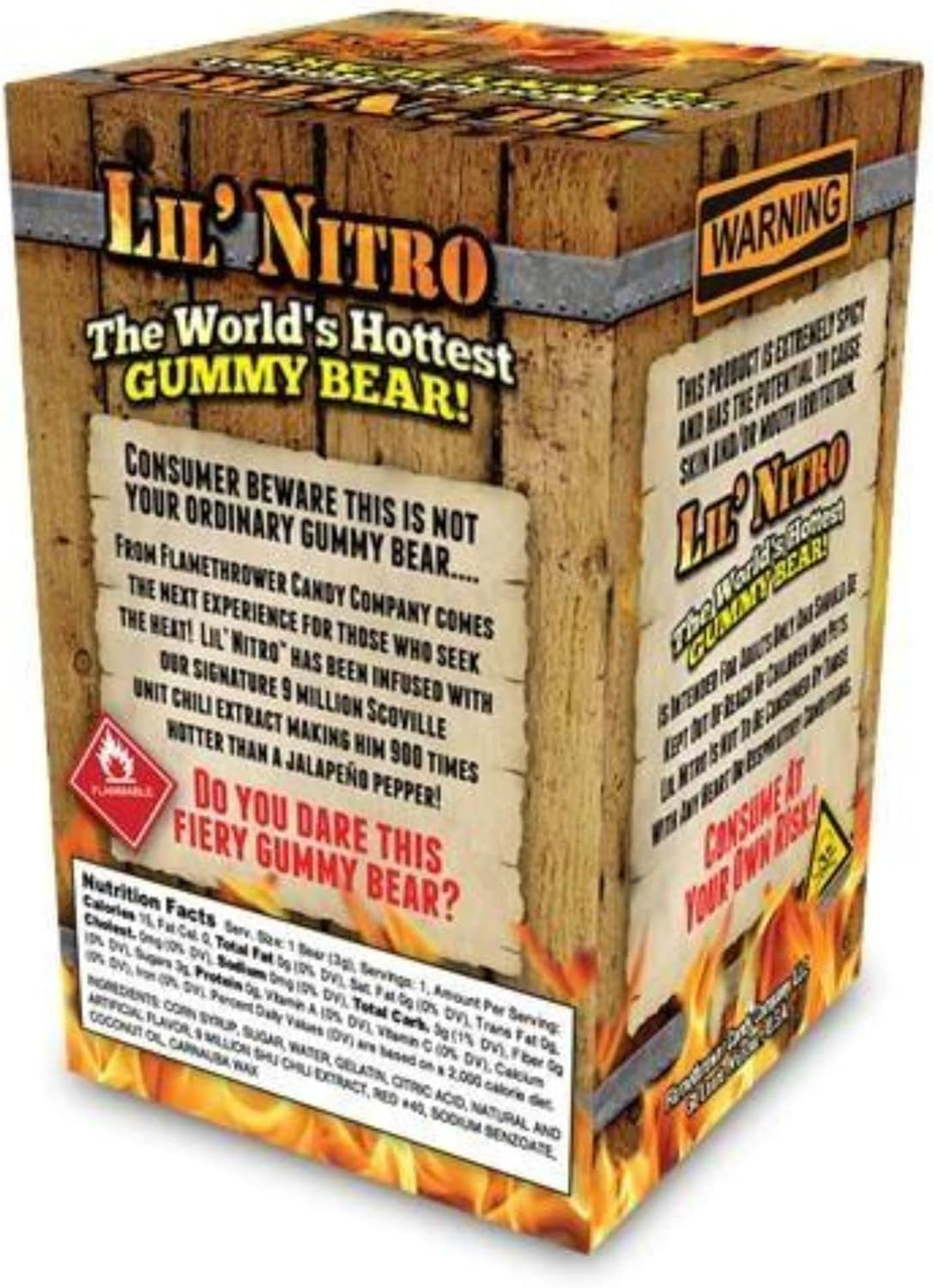 Lil Nitro World'S Hottest Gummy Bear 3G - American Candy image number 2