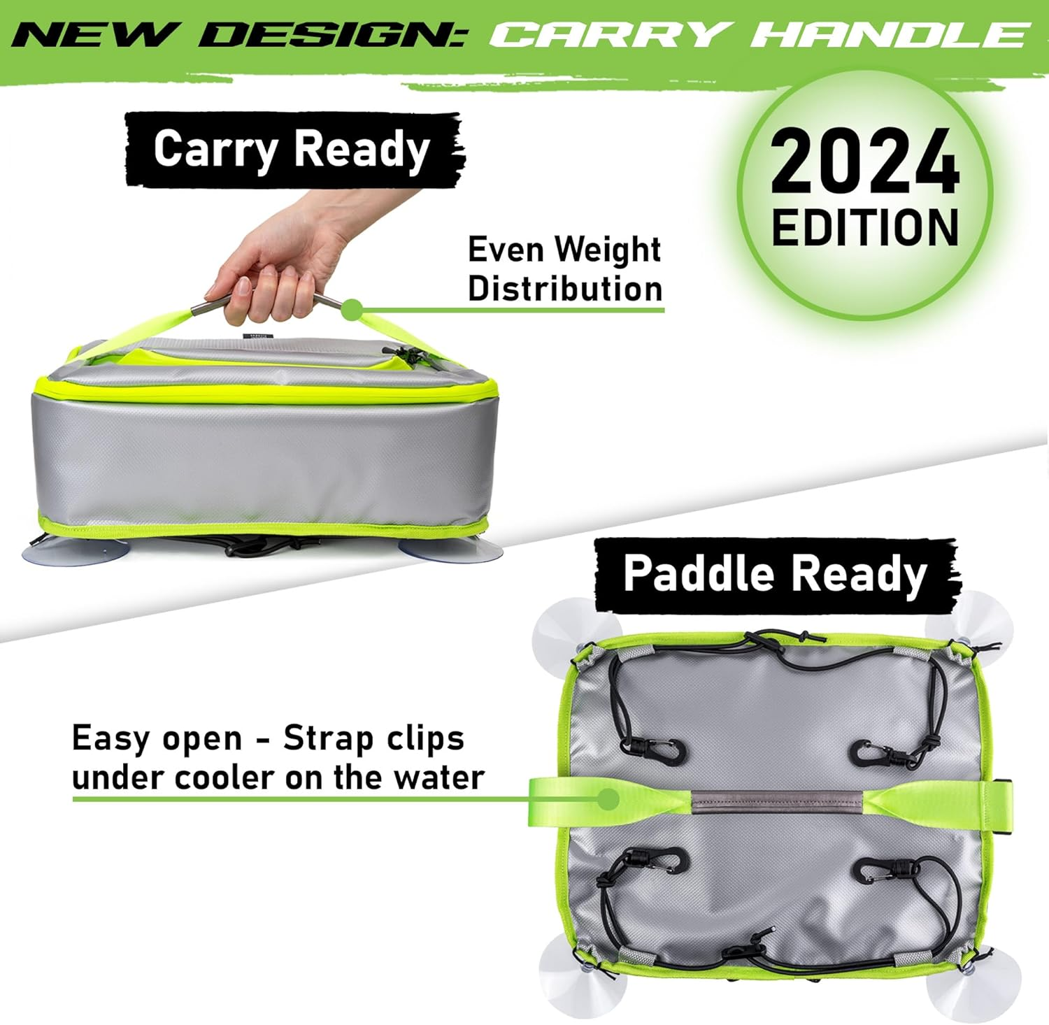 Gradient Fitness SUP Cooler for Paddle Board | Upgraded Waterproof Material Paddle Board Accessories | Large Capacity Insulated Kayak Cooler Bag | Quality Bungee System Included image number 5