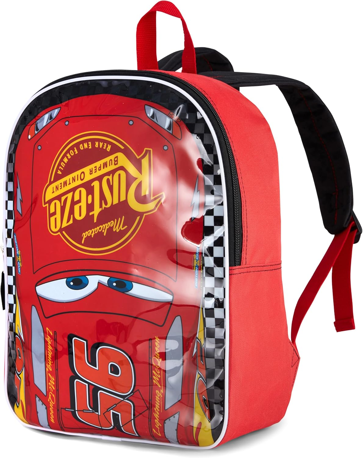 Disney Backpack for Kids 15 Bookbag for Boys | Padded Straps & Large Zip Compartment School Supplies