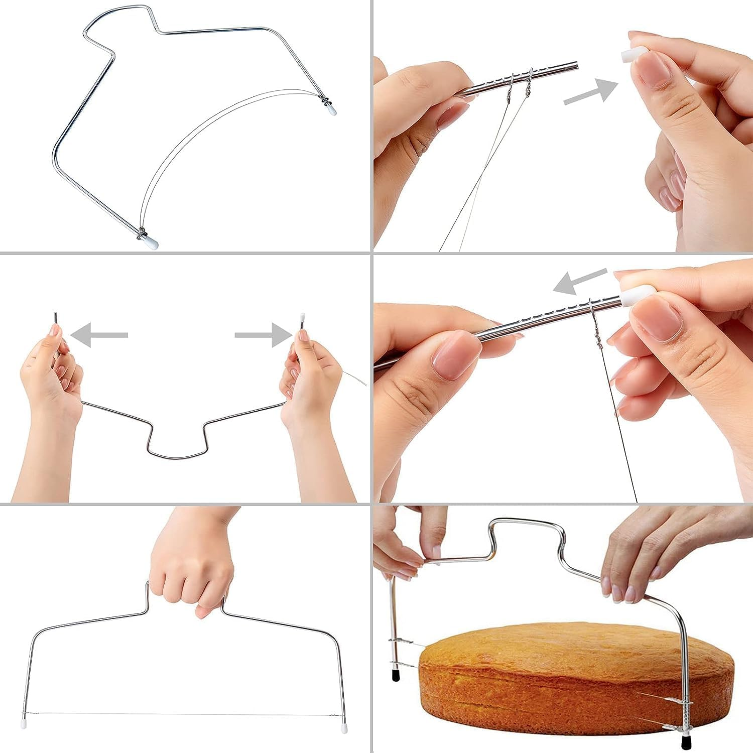 Cake Decorating Kit, 35PCS Cake Decorating Supplies, 11-Inch Rotating Cake Turntable, 7 Piping Tips, 2 Icing Spatulas & 3 Scrapers (Pink) image number 1