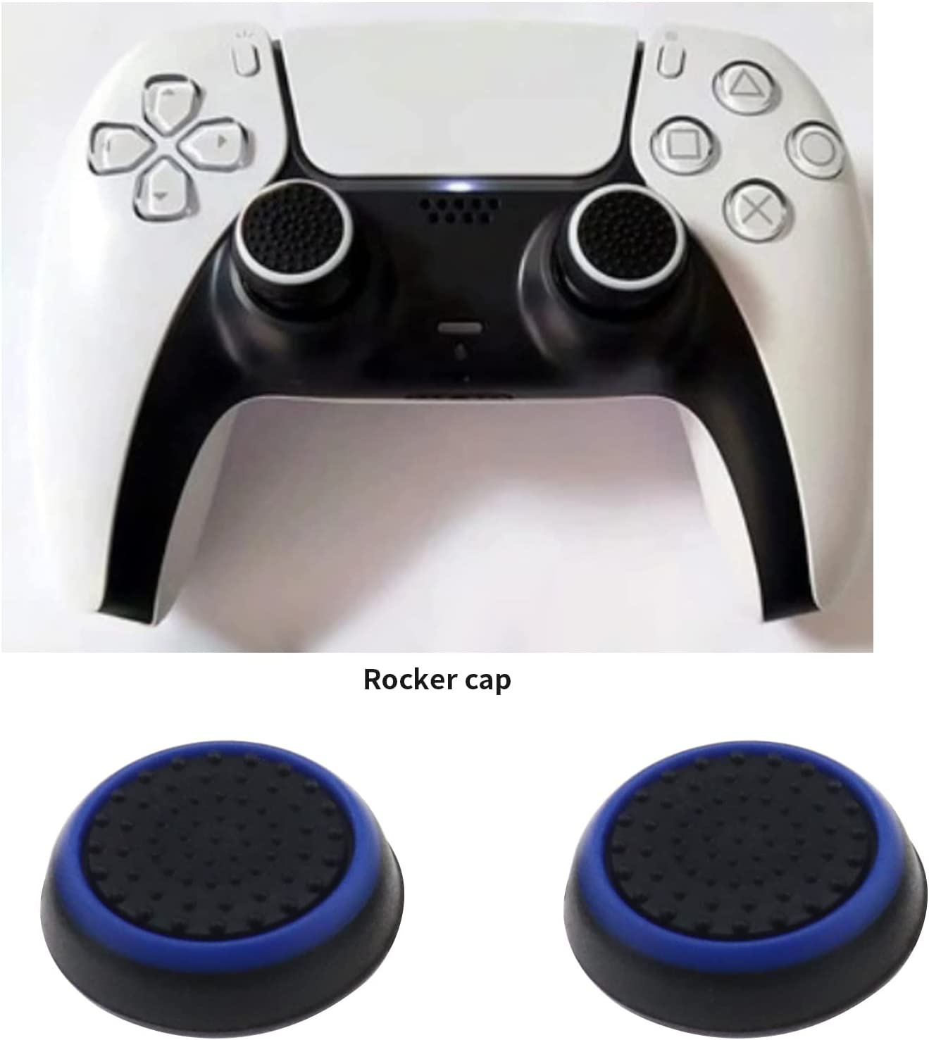 Ecsing 20Pcs Joystick Cap Replacement Compatible with PS4/PS5 Thumbstick Caps Controller Sticks Cover Joystick Protection Attachments image number 6