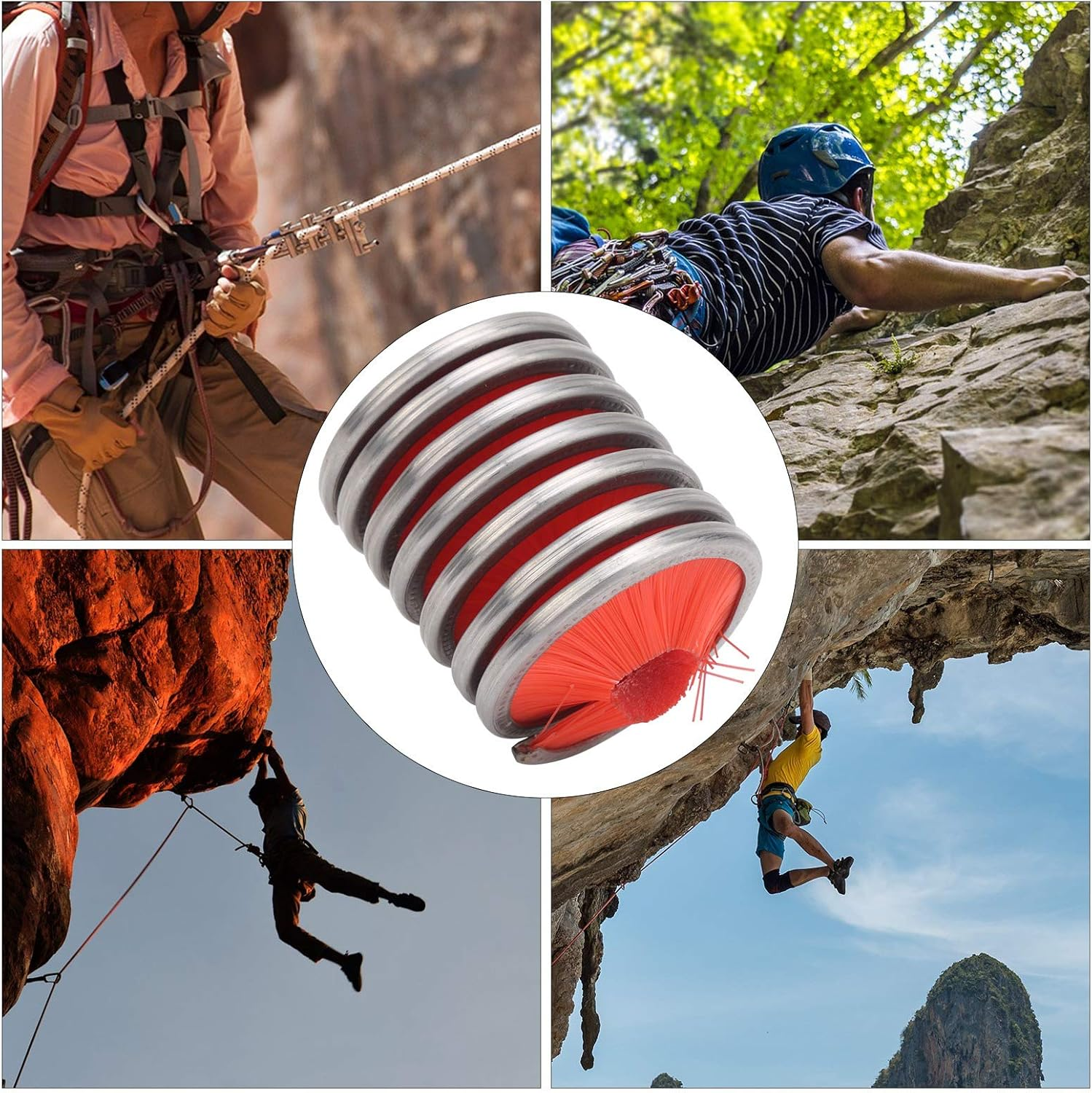 Rope Brush, Outdoor Rope Washing Brush for Mountaineering for Expanding for Cave for Outdoors image number 4