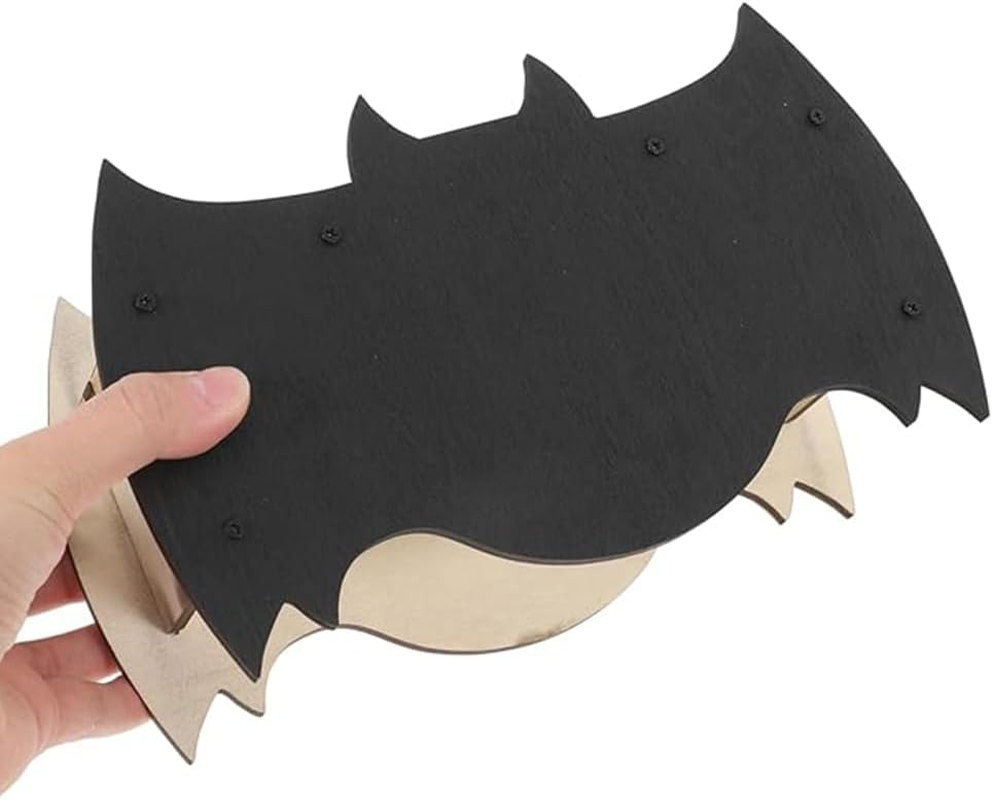 LSHPG 1 PCS Bat House,Handcrafted Wooden Weather Proof Easy Bat House Kit Bat,Bat Shaped Bat Shelter, for Outdoors and Attracting Bats image number 2