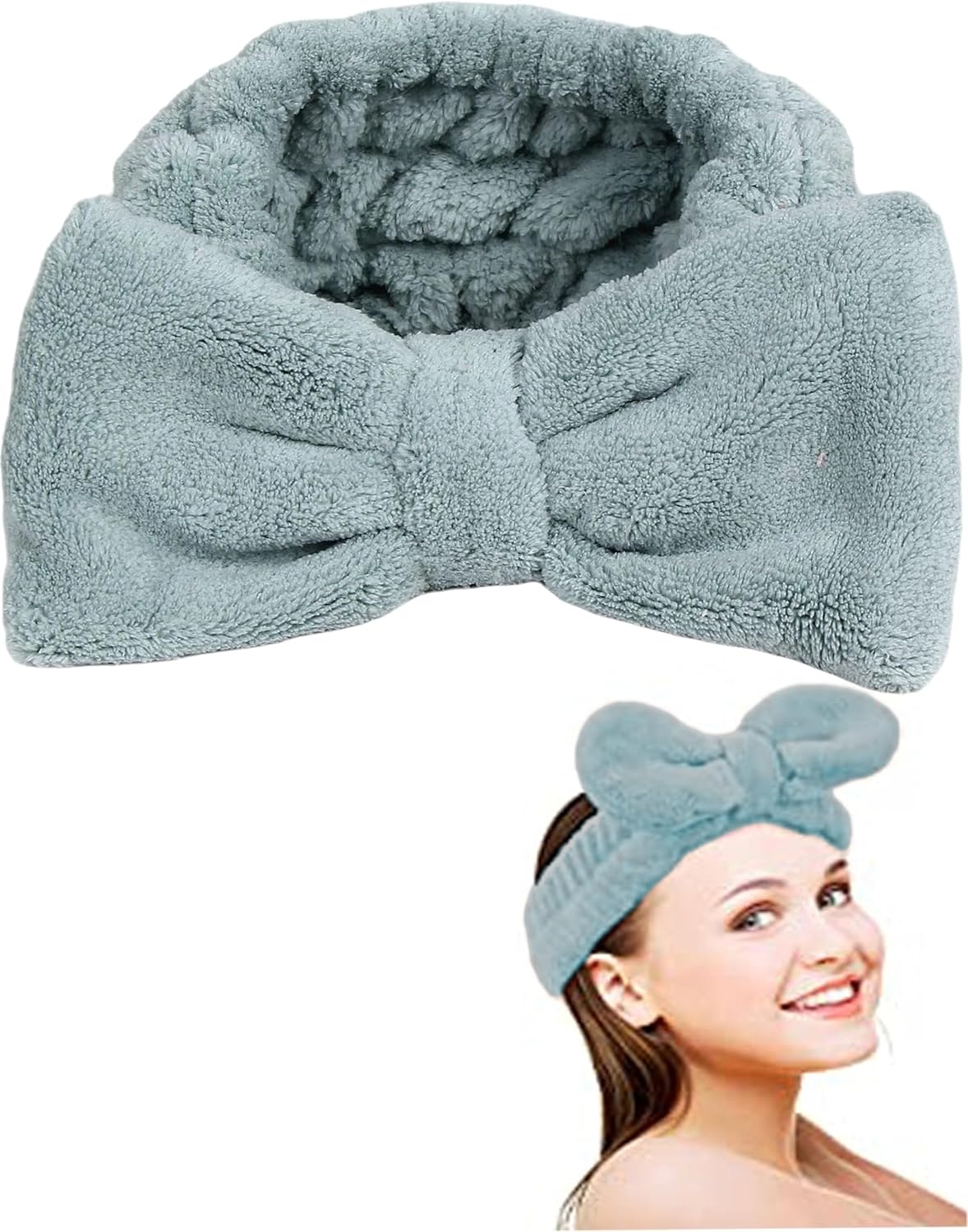 Makeup Headbands for Women,Spa Headbands Face Wash Headband,Adjustable Hair Band for Skin Care for Girls and Women