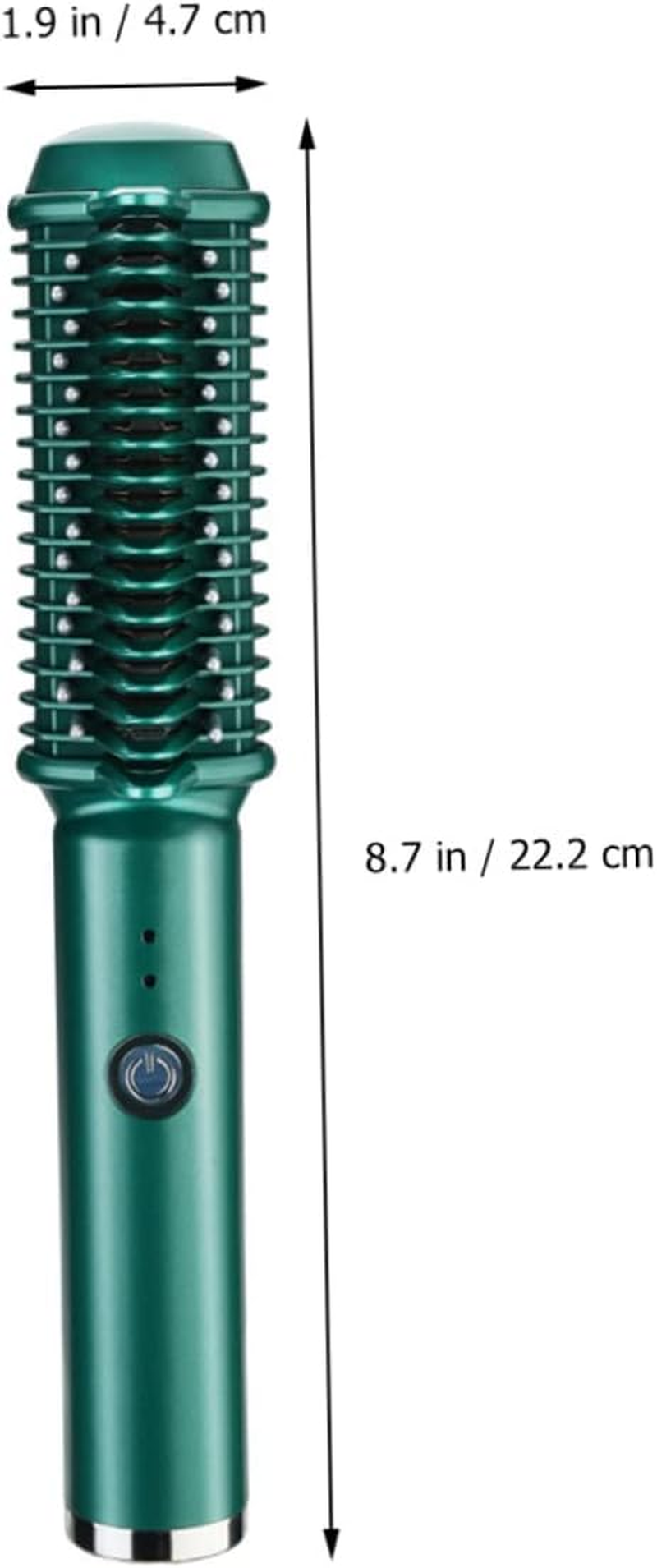 Healeved Portable Usb Hair Straightener Hair Curling Rod Scald Comb Styling Tool Hairdressing Tool for Frizz image number 2