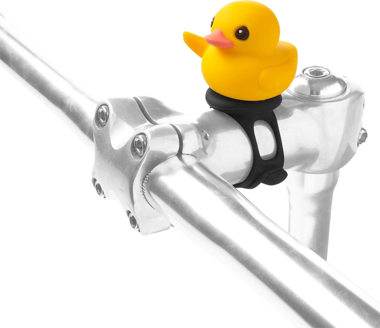 Bone Character Bike Domestique (Strap or Lock on Type), Cute Bicycle Ornament for Stem & Handlebar, Waterproof Silicone Toy Decoration for Scooters, Cycling Accessory for Kids - Garmin Mount Compatible (Base Not Included) - Night Glow Alien image number 5