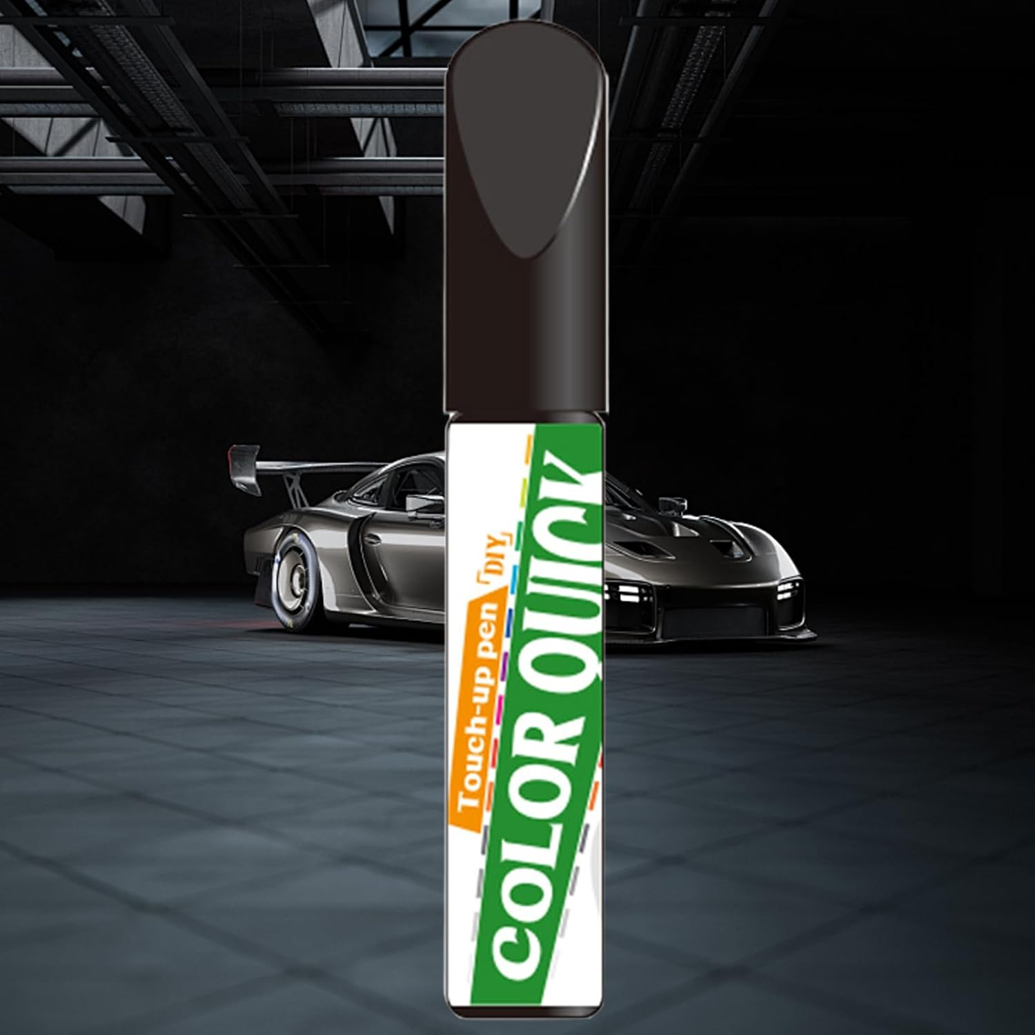 Car Paint Pen - Automotive Paint Scratch Repair Pen - Quick Fix 12Ml Care Quick Drying Remover Blemish All Car Colors Wheel Bumper Rim - Black image number 6