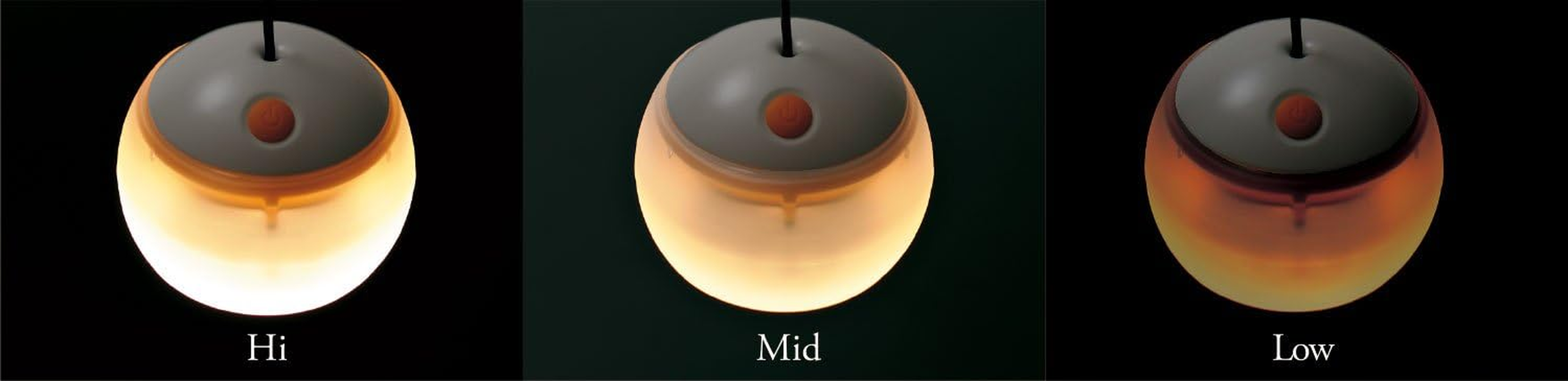 Snow Peak Hozuki Lantern - Battery-Powered Light for Desk & Camp Table with Hanging Hook - 5.8 Oz - Snow image number 4