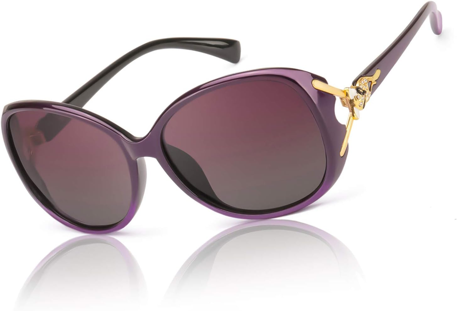 FIMILU Classic Oversized Sunglasses for Women, HD Polarized Lenses 100% UV400 Protection Fashion Retro Eyewear