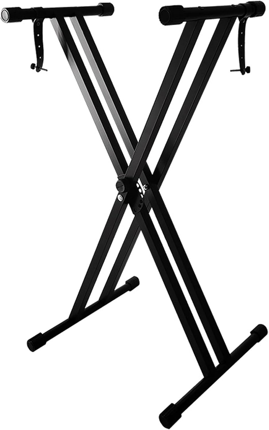 Piano Keyboard Stand, X-Shaped Adjustable Portable Heavy Duty Premium Piano Stand Have Locking Chain for 61-Key and 88-Key Keyboard (95CM Keyboard Stand) image number 2