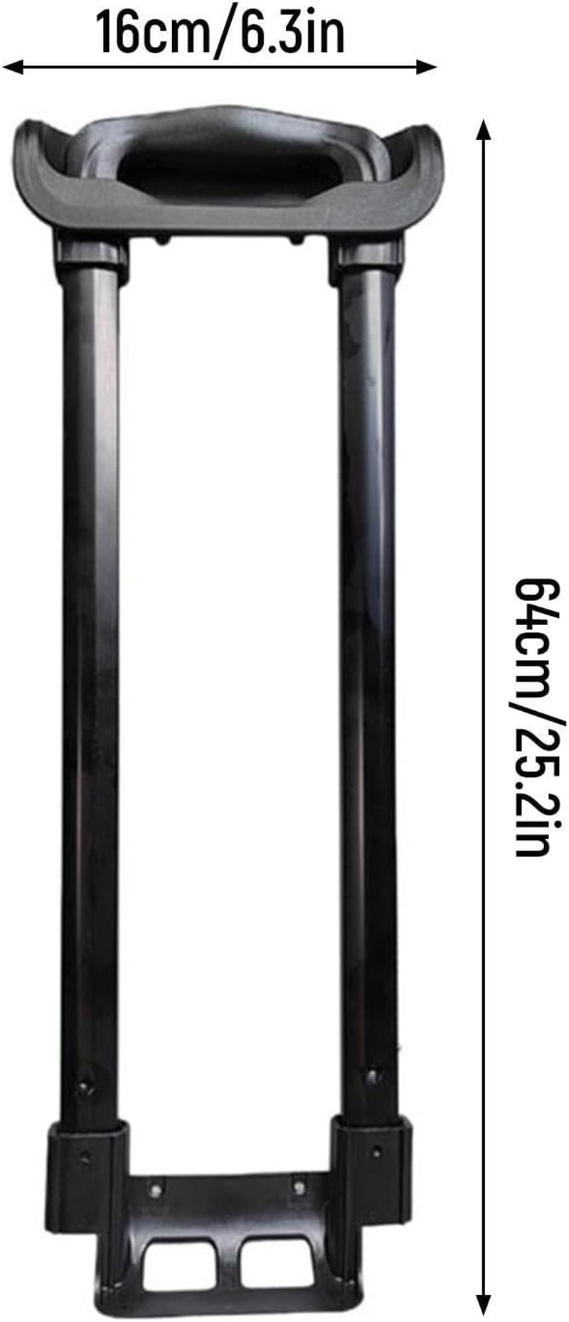 Magideal Luggage Telescopic Handle Pull Drag Handle Repair Trolley Bag Rod Suitcase Handle Replacement for Outdoor Activities Business