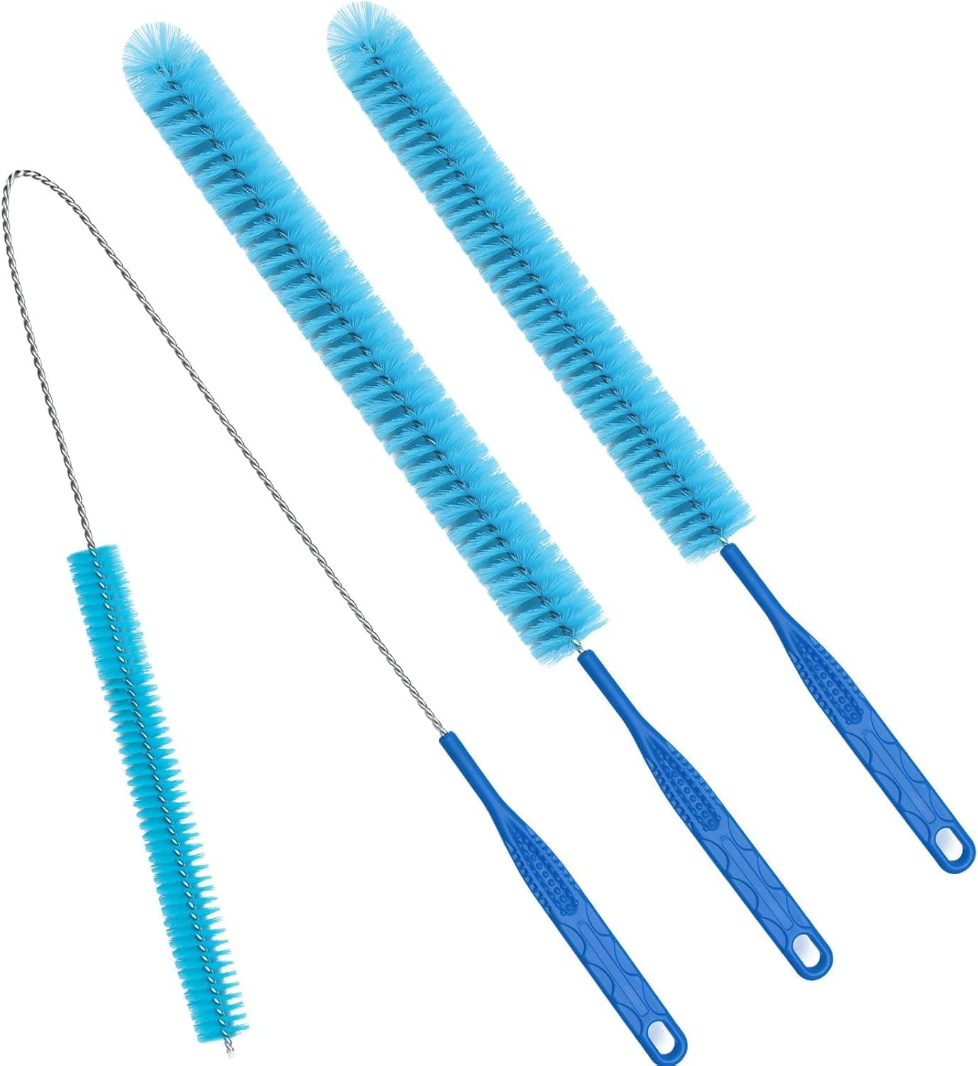 3Pack Dryer Vent Cleaner Kit, Home Improvement Essential Cleaning Tools, up to 30 Inch Long Brush Cleaning Set，Pet Hair Remover for Laundry，Drain Snake image number 4