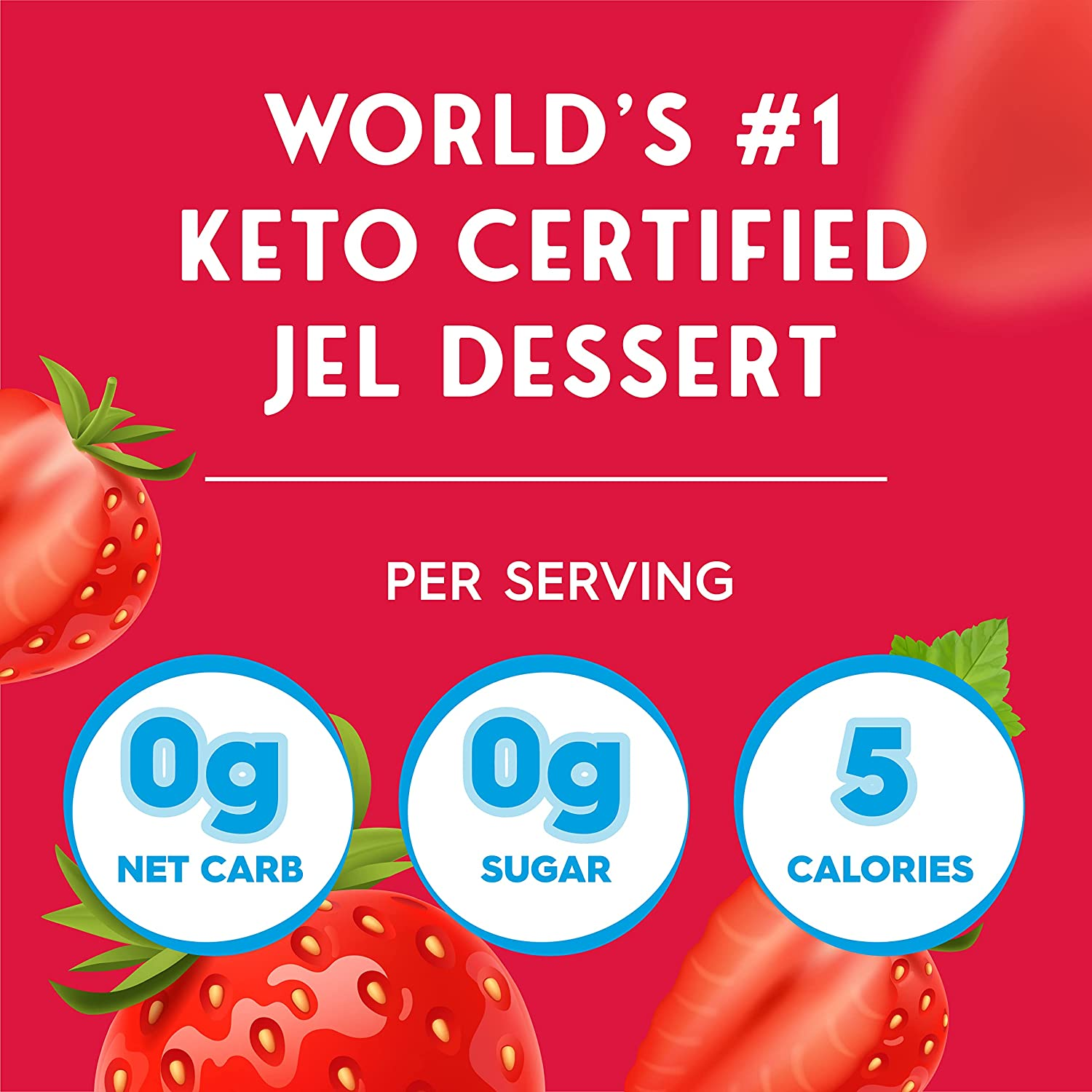 Simply Delish Strawberry Jel Dessert, 20 G image number 2