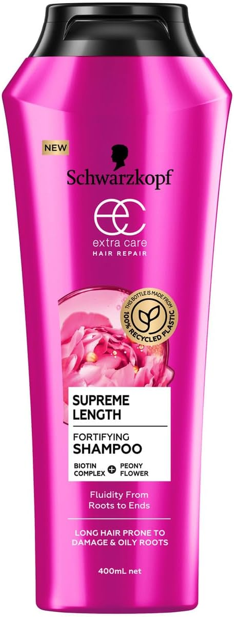 Schwarzkopf Extra Care Supreme Length Fortifying Shampoo 400 Ml image number 1