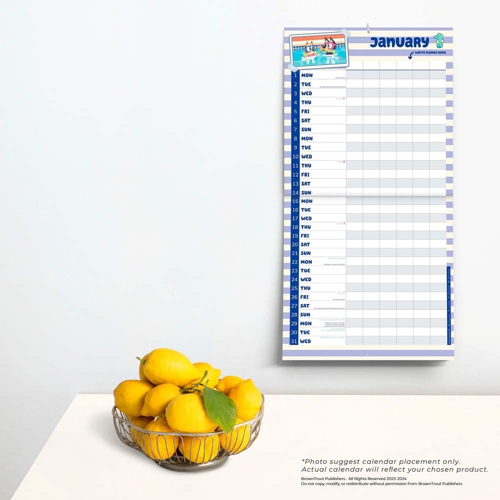 Bluey Family Planner 2024 Square image number 6