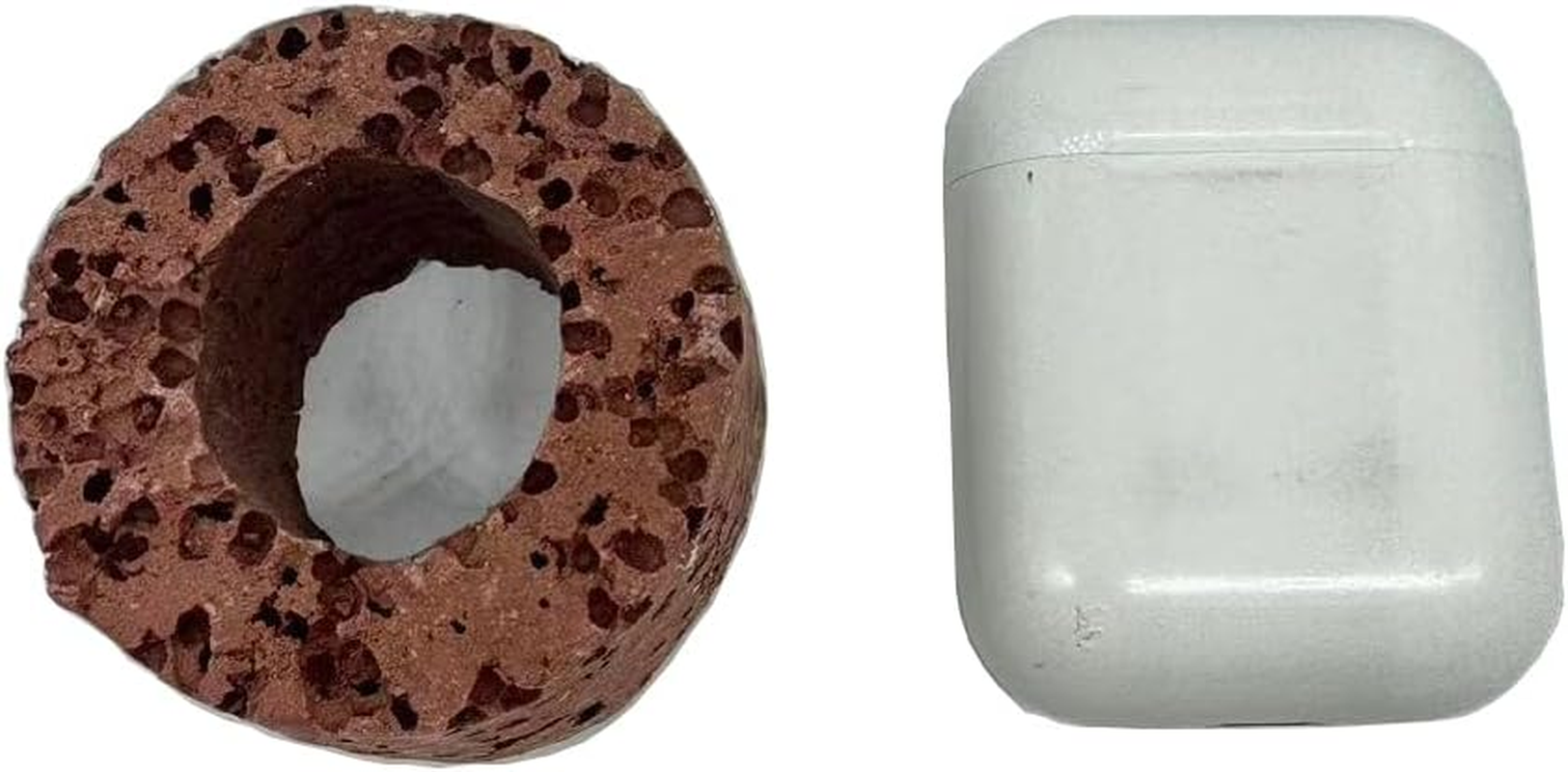 6 Pcs Aquatic Water Plant Fixed Rings, Aquarium Landscape Ceramic Pottery Plant Pot Gravity Ring for Fish Tank Accessories (Medium Sized) image number 5