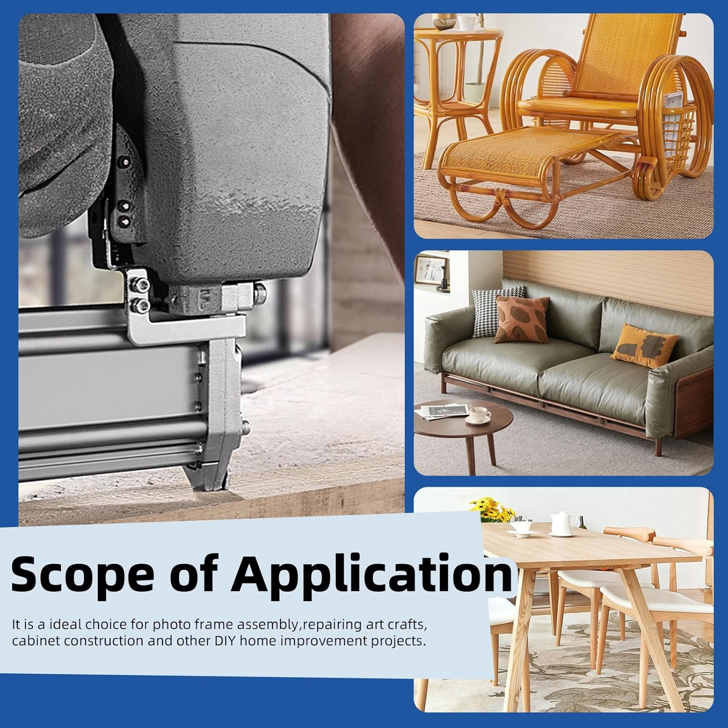 Glarks 2000Pcs 18 Gauge Narrow Crown Staples, 1/2 Inch Galvanized Crown Narrow Staples Assortment Kit for Electric Stapler, Pneumatic, DIY Home Improvement (Gold) image number 2