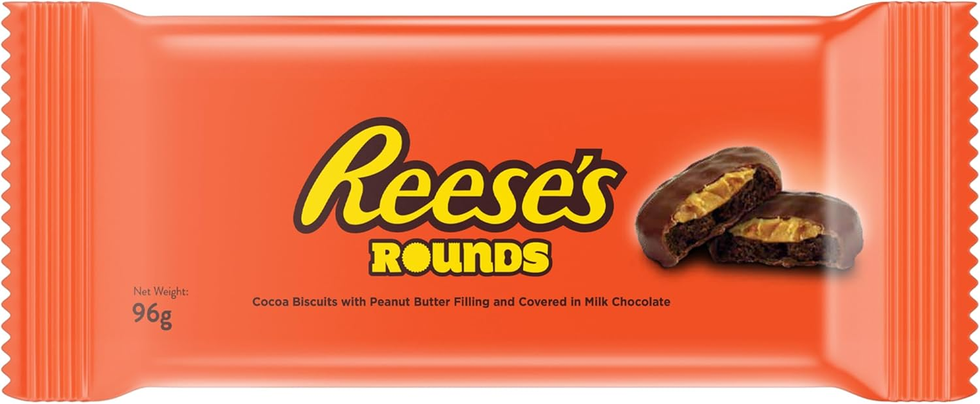 Reese&rsquo;S Rounds Chocolate Biscuits 96G image number 2