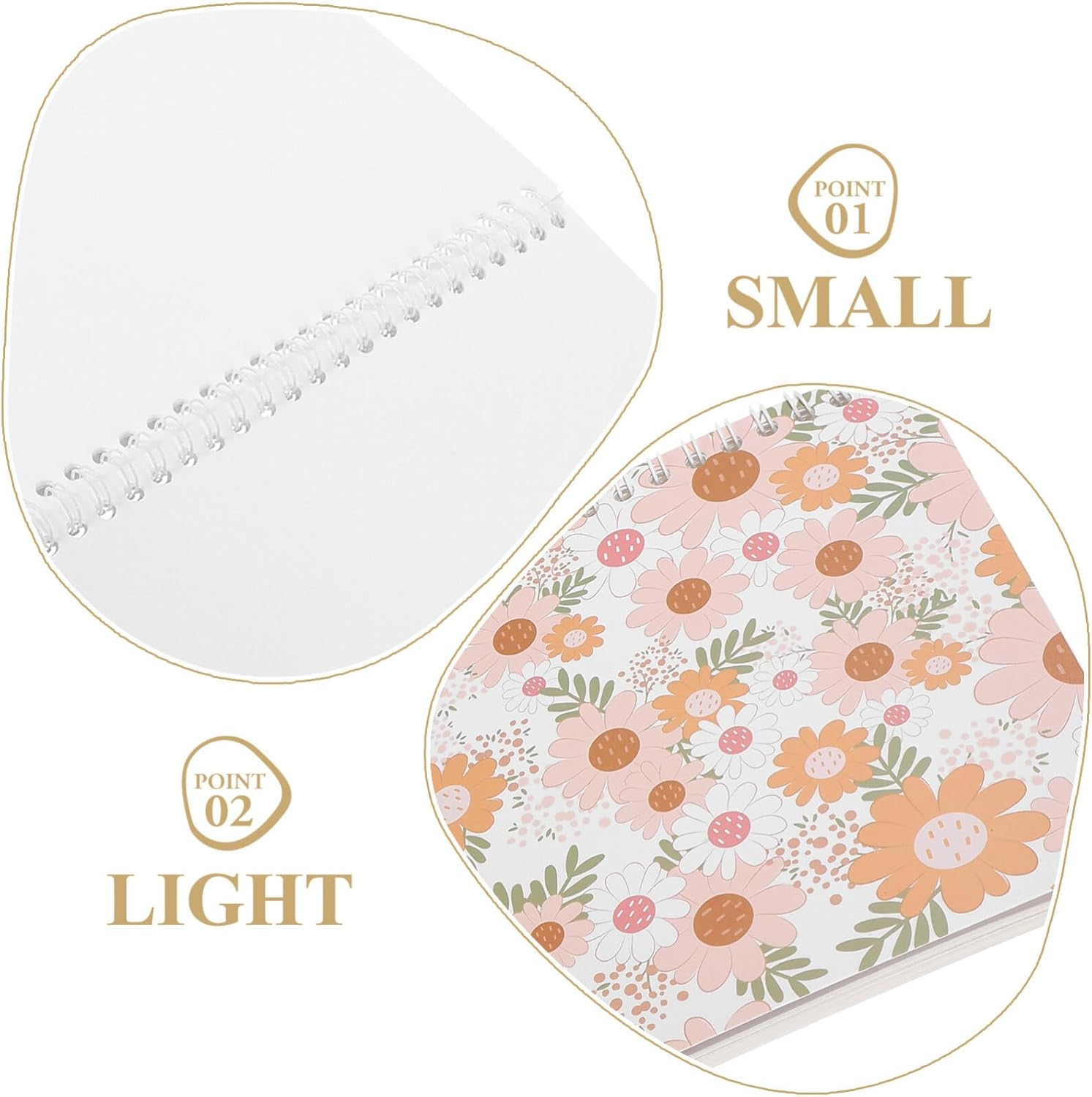 COHEALI Blank Sticker Book Collecting Album Reusable Stickers Storage Organizer Book Release Paper Sticker Keeper Organizer with 32 Sheets - Style 3 image number 1