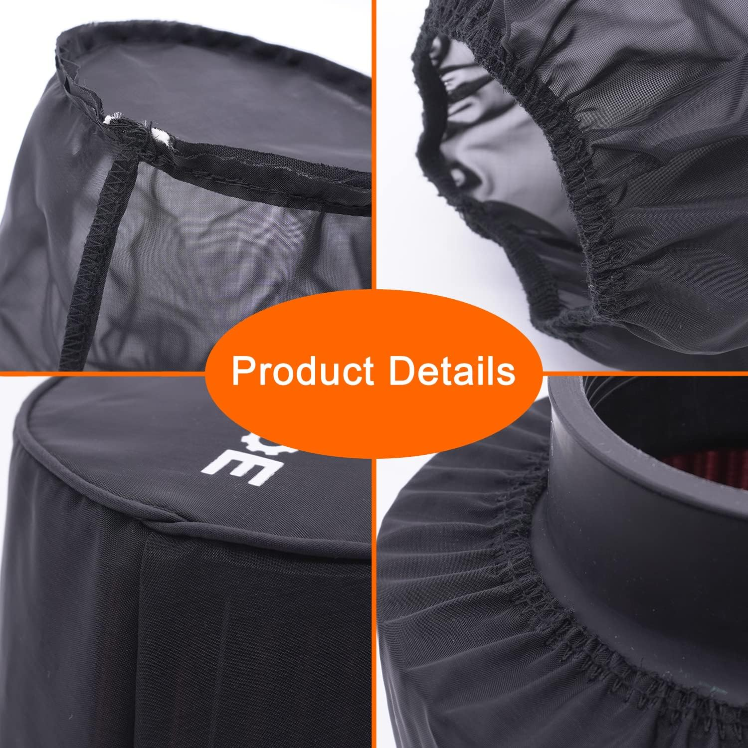 Car Cone Performance Air Filter Cover Sock Thicker Version Dust-Proof Water-Proof Protection Cover Universal for High Flow Cold Air Intake Filter image number 4