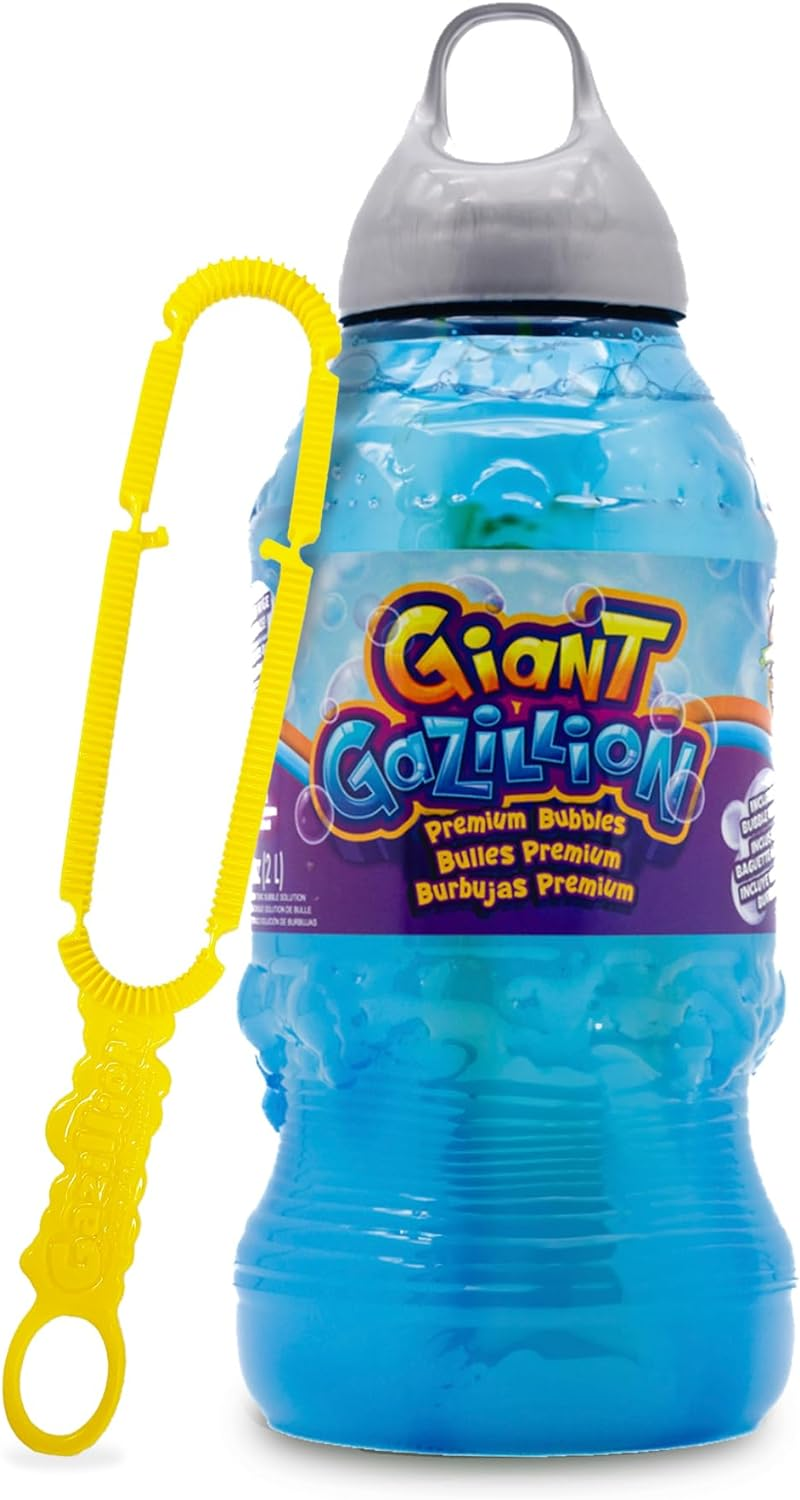 Gazillion Giant Bubble Solution 2 L &ndash; Lab‑Formulated for Huge, Stretchy Bubbles, Safe Non‑Toxic, No‑Stain, Includes Large Bubble Wand, Refill for Bubble Machines, Wands & Guns, Kids Ages 3 + image number 5