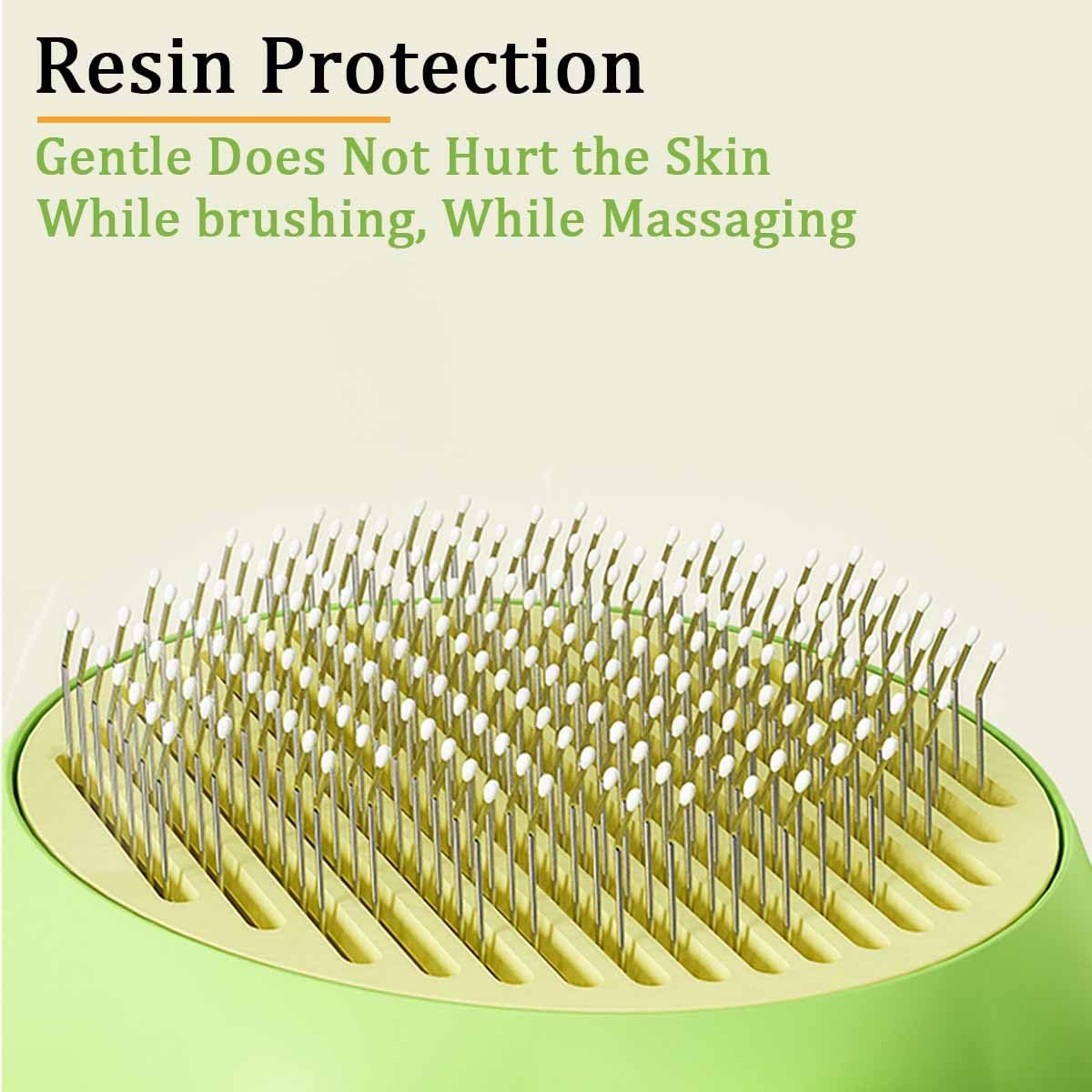 Flower Style Dog Brush Cat Brush,For Long & Short Haired Dogs Cats, Dog Grooming Brush for Shedding, Cat Grooming Brush Remove Loose Hair and Massage, Pet Grooming Brush image number 1