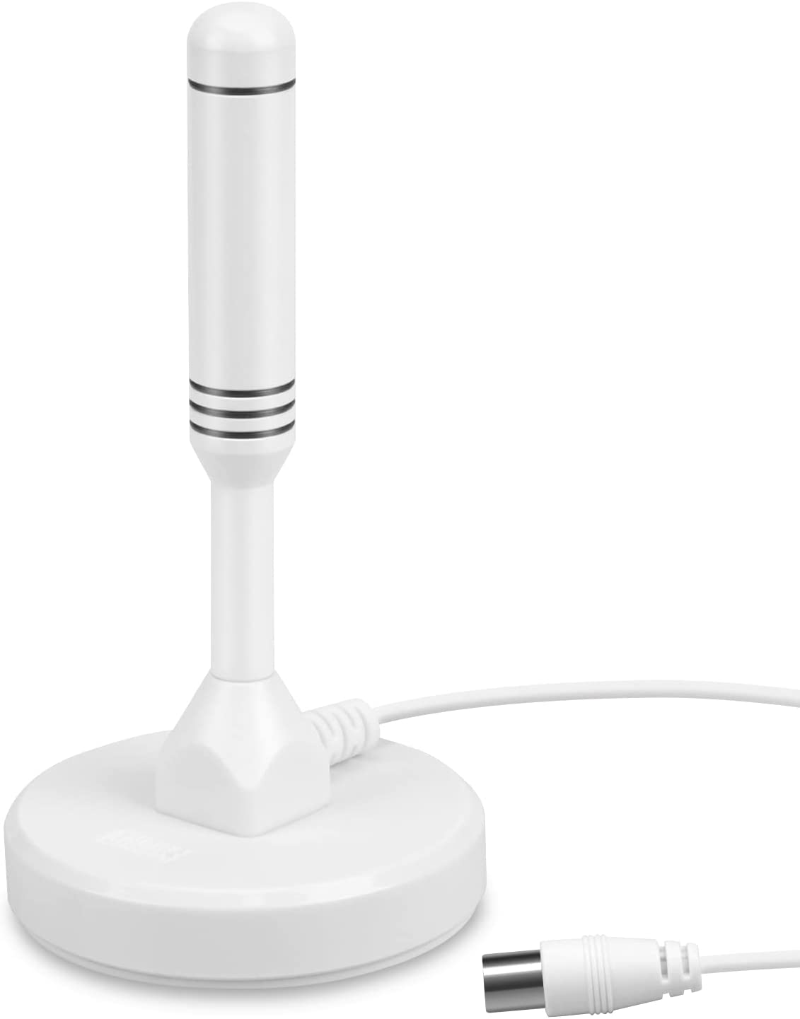 August DTA240 Freeview Indoor TV Aerial High Gain HD Portable Indoor Outdoor Digital Freeview TV Antenna for USB TV Tuner/Dvb-T Television/Dab Radio/Sd / 4K - with Magnetic Base [White] image number 3