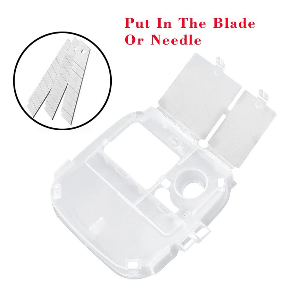 BAOBLADE Yellow Sharps Bin Needle Blade Waste Disposal Container with Locking Lid 1.0L image number 2