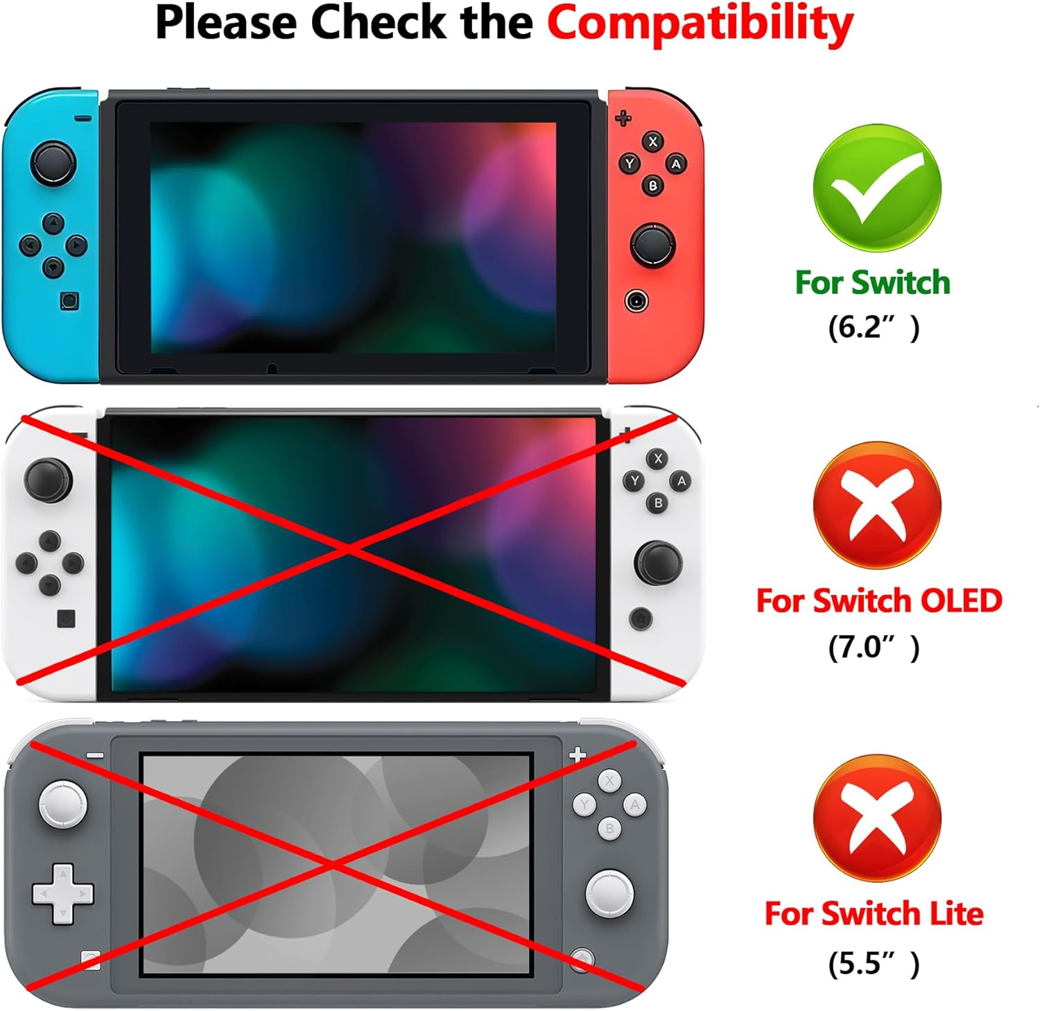 Extremerate 2 Pack Transparent Clear Border Transparent HD Clear Saver Protector Film, Tempered Glass Screen Protector for Nintendo Switch [Anti-Scratch, Anti-Fingerprint, Shatterproof, Bubble-Free] - Antique Yellow image number 3