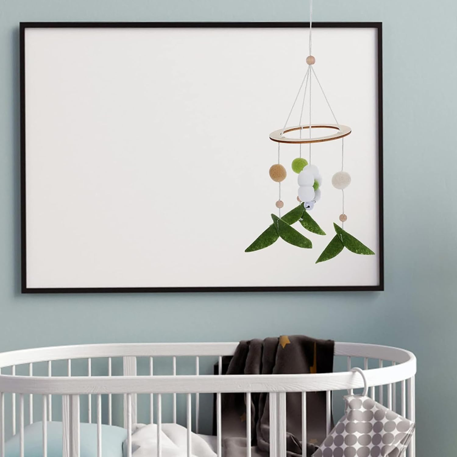 Soft Hand Sewn - Kids Room Decoration Wooden Furniture | Fabric Mobile Fabil, Natural Design Decoration, Baby Shower Furniture, Night Safety Decoration image number 3