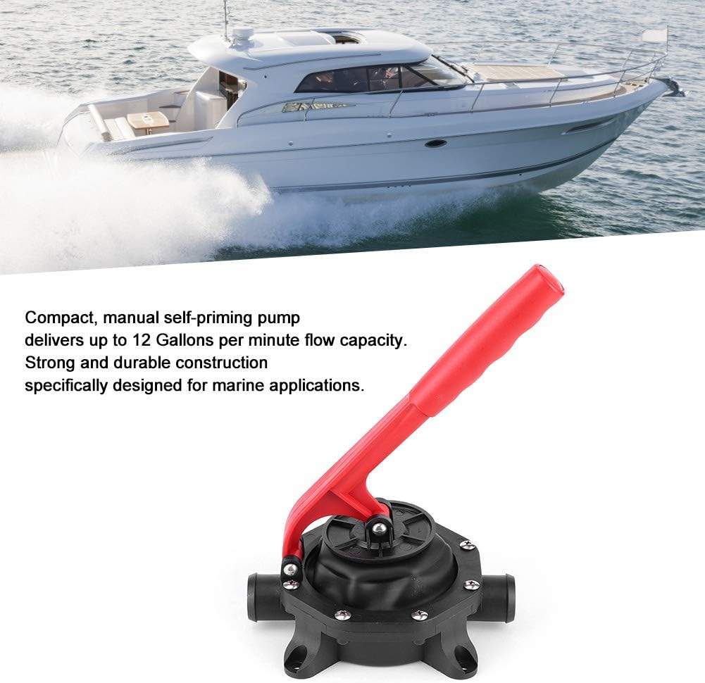 Manual Bilge Pump with 720GPH Flow Capacity, Easy-To-Use Diaphragm Pump for Boat Owners image number 1